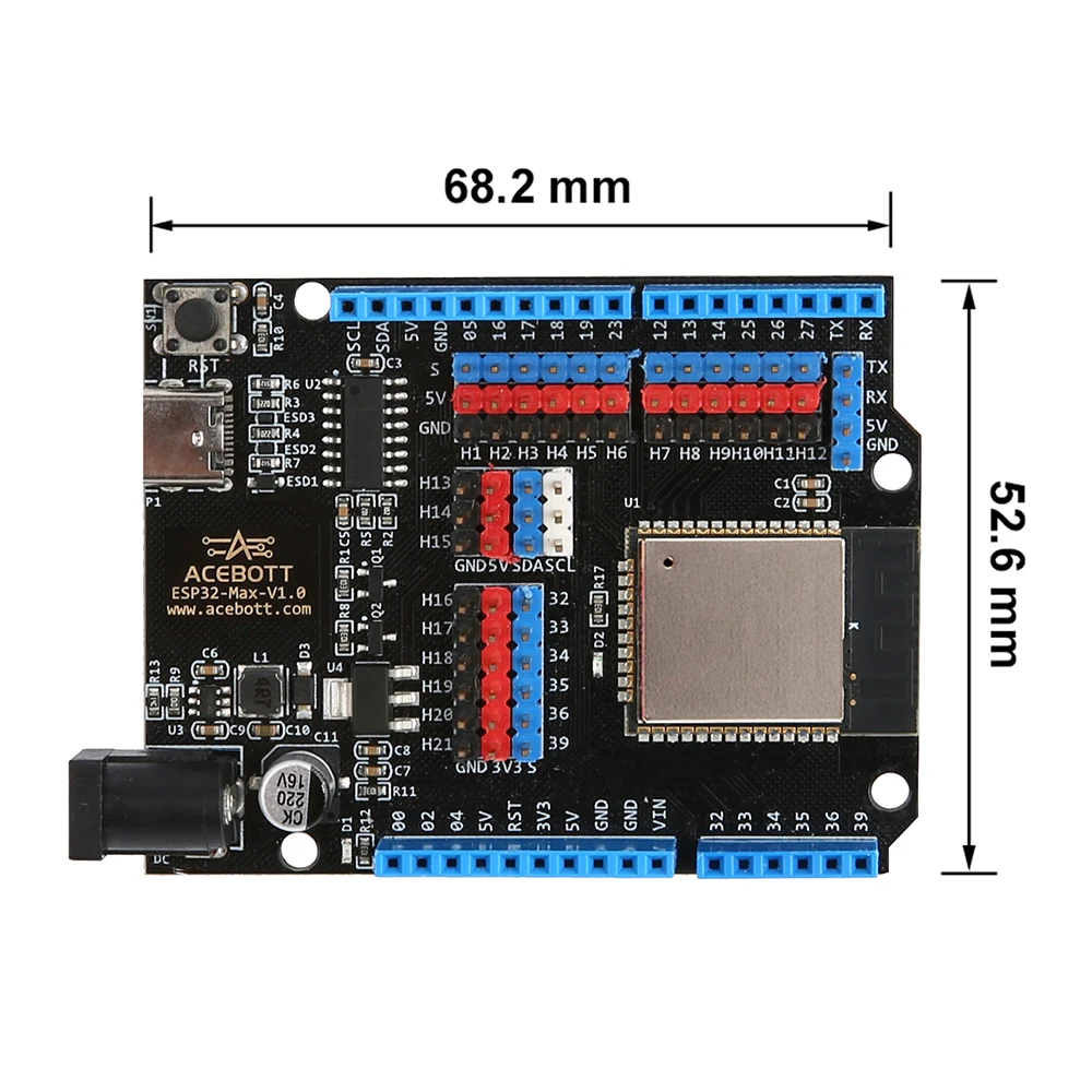 ACEBOTT ESP32 Development Board Max V1.0/V3.0 Compatible with Arduino