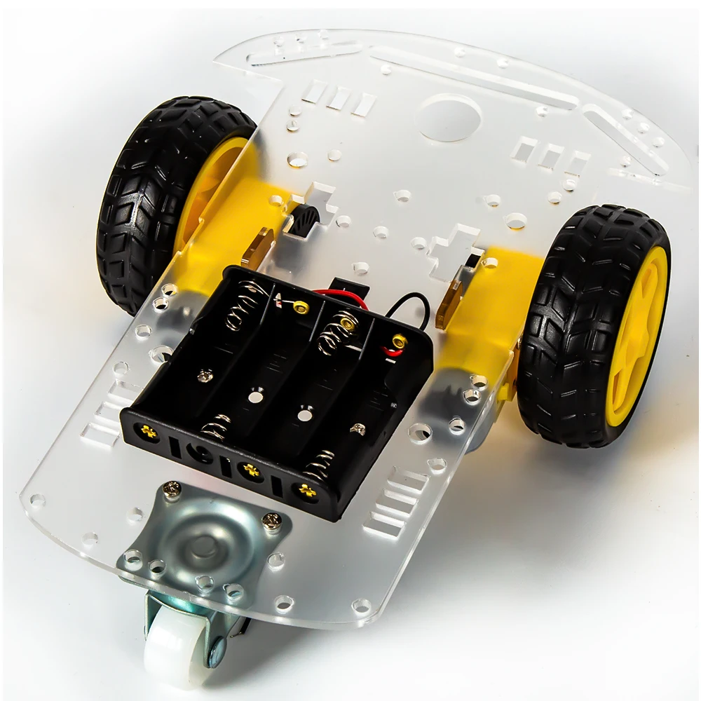 Smart Robot Car 2WD Motor Chassis /Tracing Remote Control Two-wheel Drive Three-wheel Universal Wheel Parts Smart Robot Car 2WD Motor Chassis /Tracing Remote Control Two-wheel Drive Three-wheel Universal Wheel Parts
