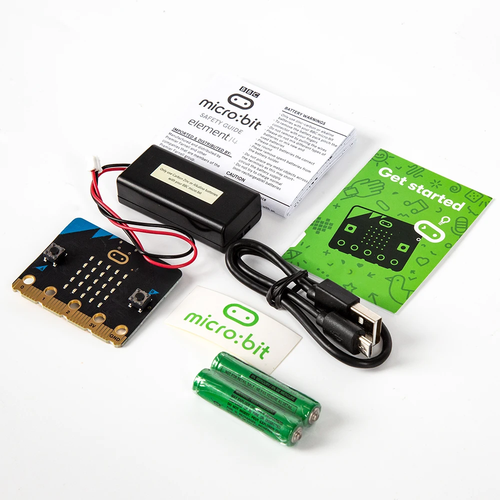 Original BBC Micro Bit V2 Development Board Micro:Bit Go Kit &Case& Battey Holder For Kids STEM Education Python Programming Original BBC Micro Bit V2 Development Board Micro:Bit Go Kit &Case& Battey Holder For Kids STEM Education Python Programming