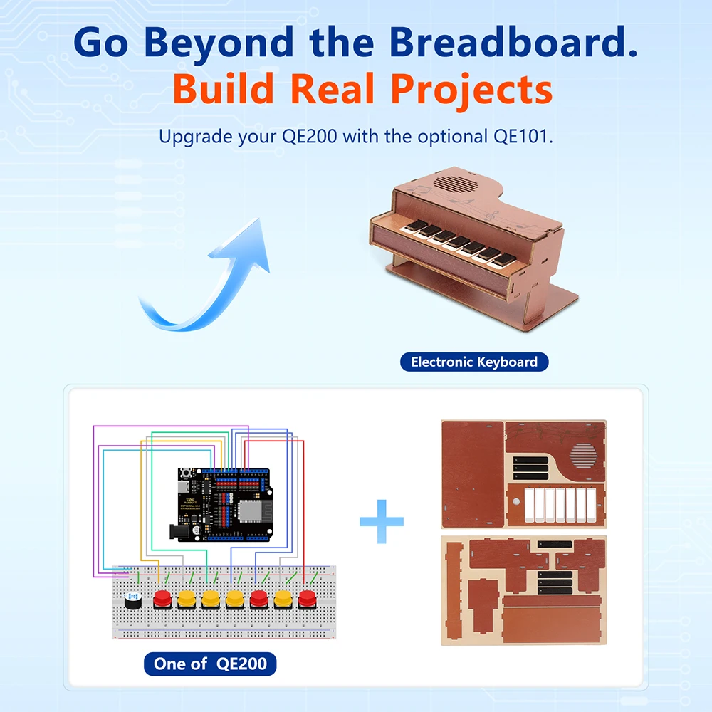 ACEBOTT ESP32 Basic Starter Kit programming kit with sensors IoT ESP32 electronic engineering learning kit for Arduino