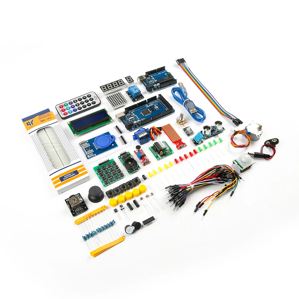 Mega R3 Project The Most Complete Ultimate Starter Kit with TUTORIAL Compatible with Arduino IDE DIY Electronic Kit