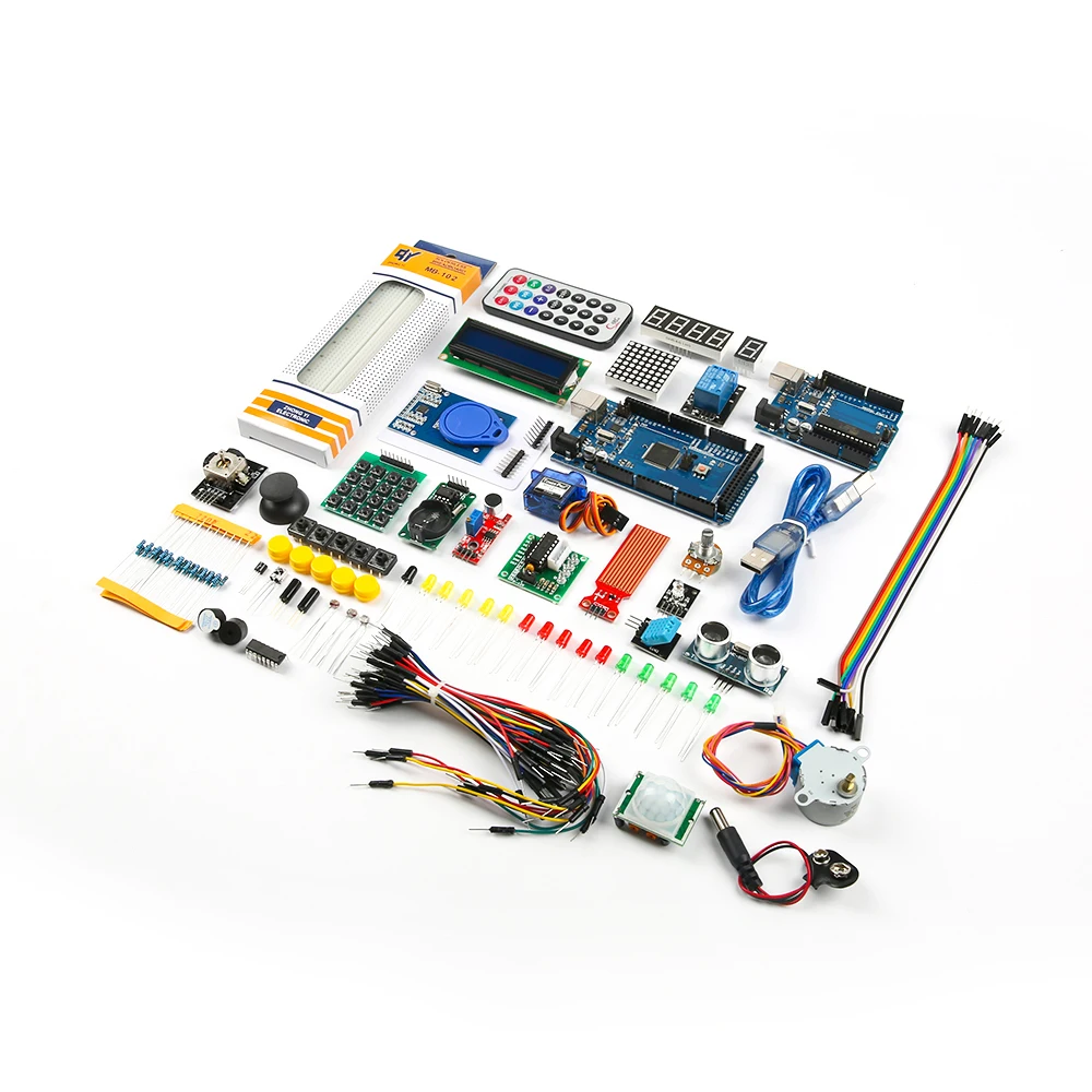 Mega R3 Project The Most Complete Ultimate Starter Kit with TUTORIAL Compatible with Arduino IDE DIY Electronic Kit