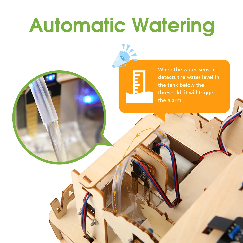 ACEBOTT ESP32 IoT Control Smart Farm Starter Kit para programaci&oacute;n gr&aacute;fica Arduino