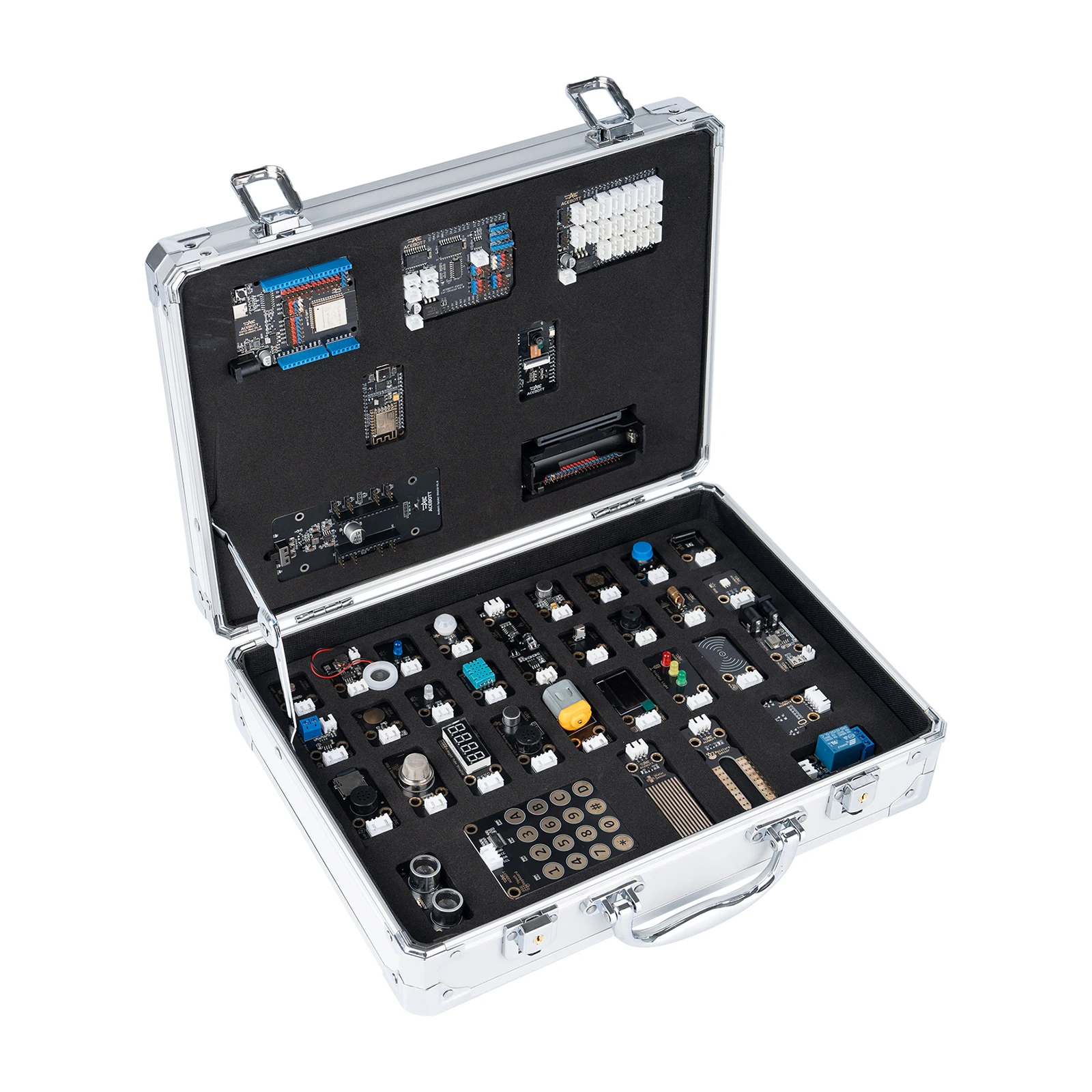 ACEBOTT 40-Piece Module Kit with Aluminum Alloy Carrying Case (EVA Cotton) for Arduino ACEBOTT 40-Piece Module Kit with Aluminum Alloy Carrying Case (EVA Cotton) for Arduino