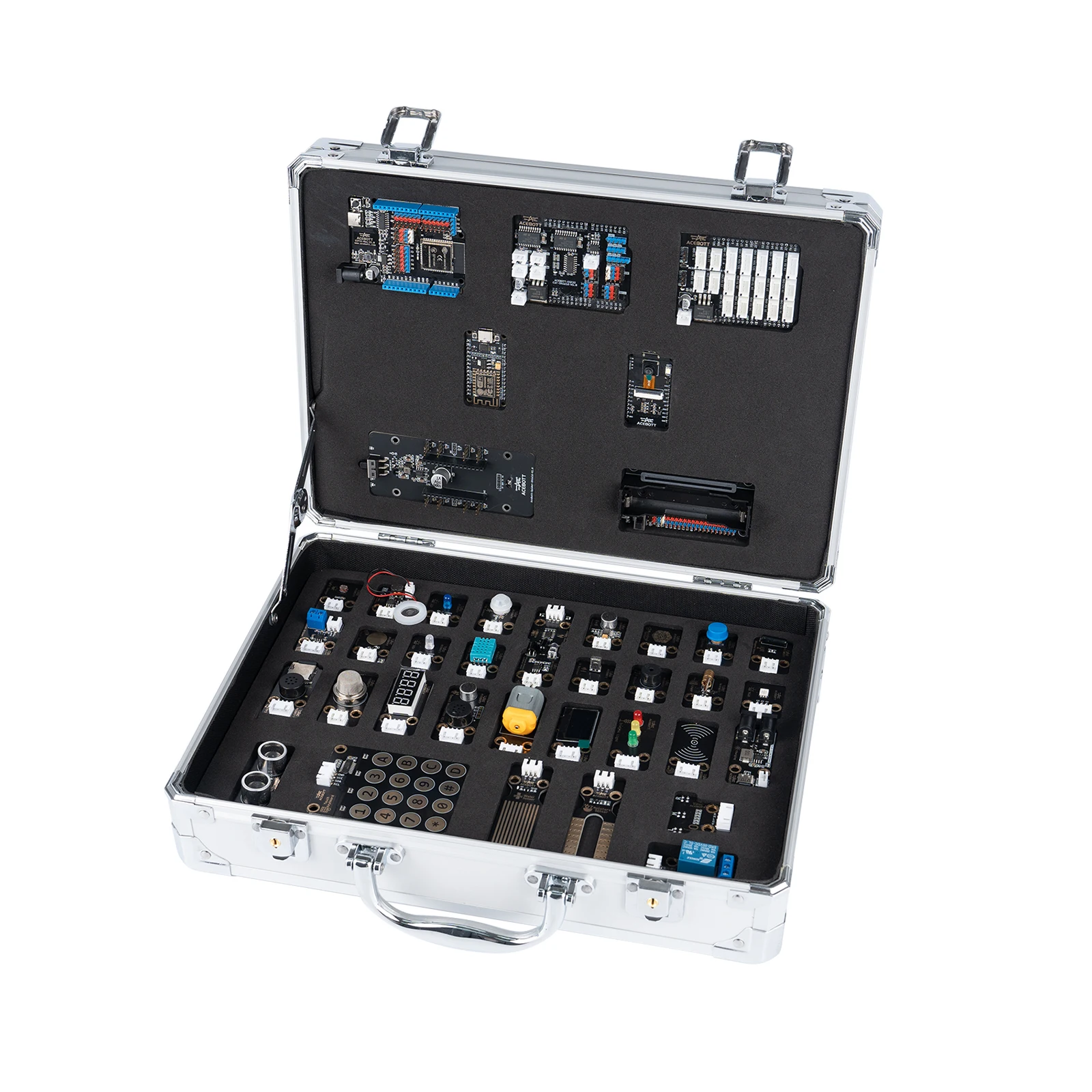 ACEBOTT 40-Piece Module Kit with Aluminum Alloy Carrying Case (EVA Cotton) for Arduino ACEBOTT 40-Piece Module Kit with Aluminum Alloy Carrying Case (EVA Cotton) for Arduino
