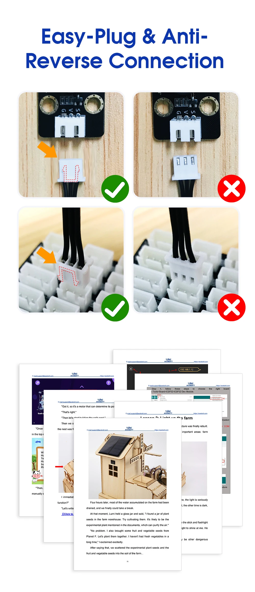 ACEBOTT ESP32 IoT Control Smart Farm Starter Kit for Arduino Graphical Programming