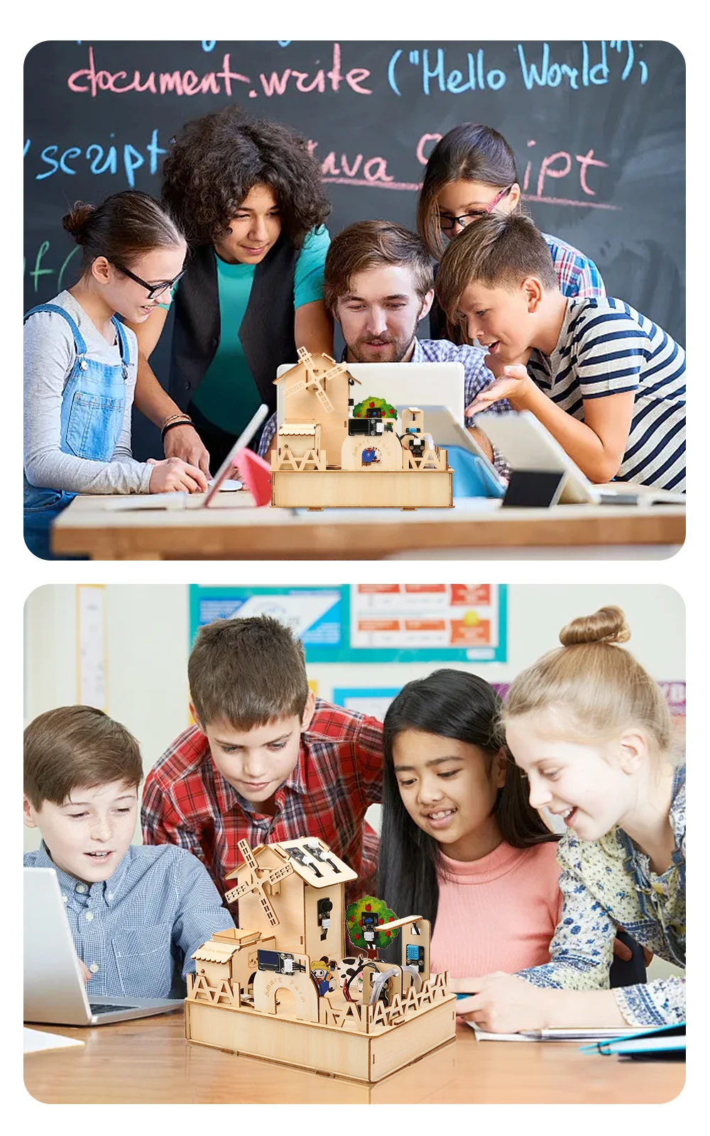 ACEBOTT ESP32 IoT Control Smart Farm Starter Kit for Arduino Graphical Programming