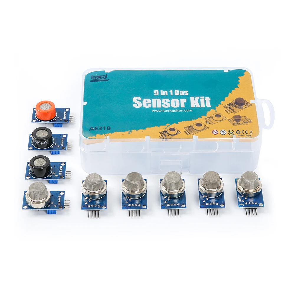 9 in 1 Gas Sensor Module Sensor Starter Kit for Arduino