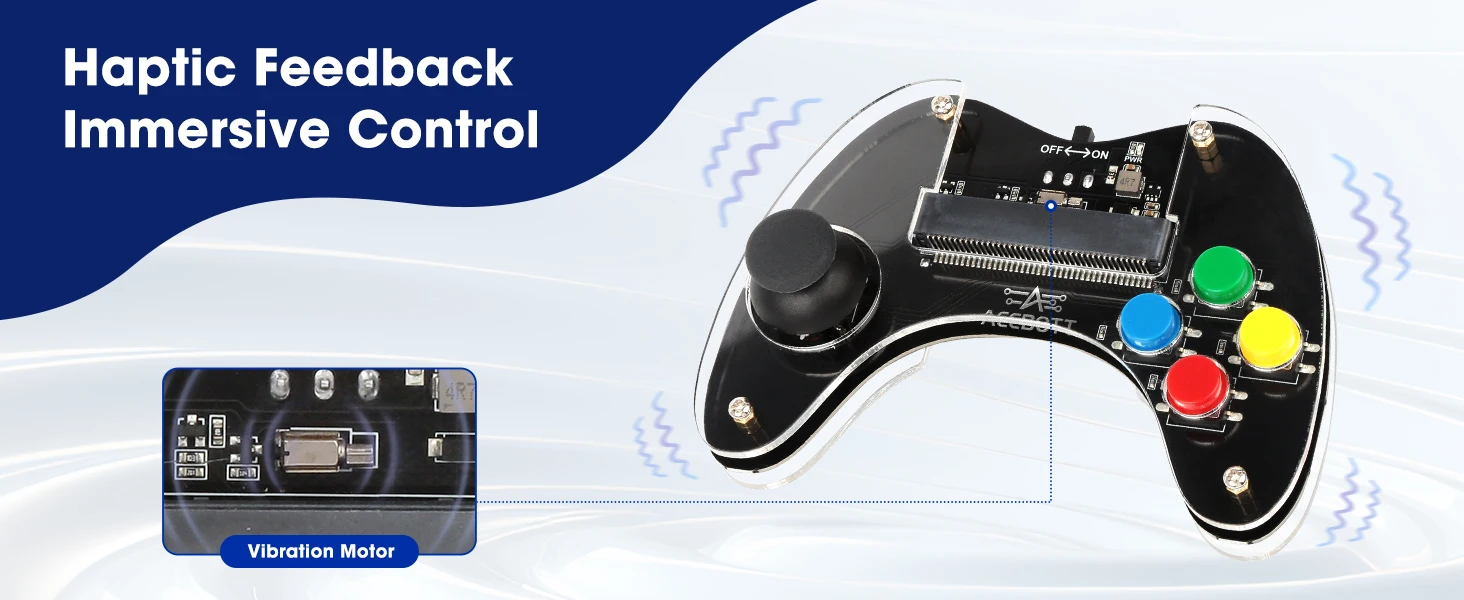 ACEBOTT Programming language MakeCode Code Blockly Programming Microbit handle kit for microbit car