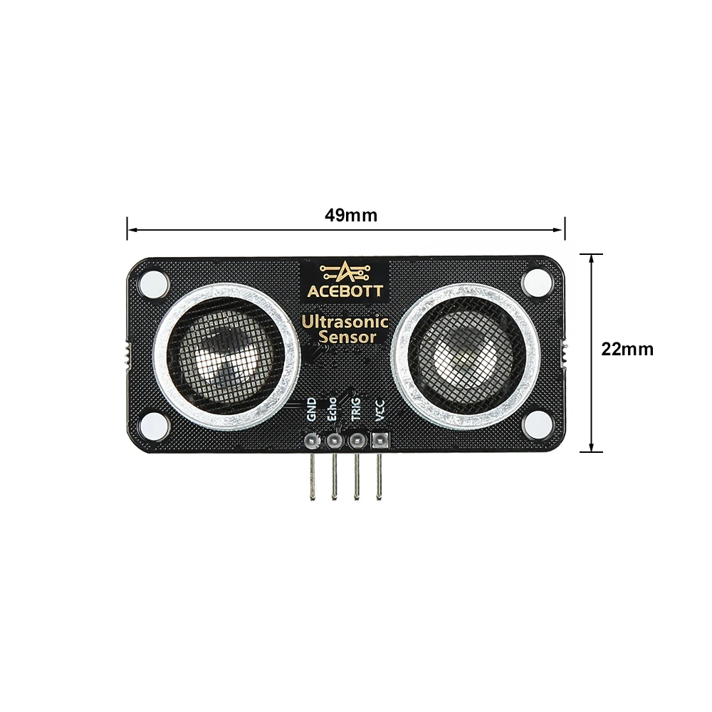 ACEBOTT HC-SR0 Ultrasonic Sensor Distance Measuring Module for Arduino UNO /ROBOT CAR ACEBOTT HC-SR0 Ultrasonic Sensor Distance Measuring Module for Arduino UNO /ROBOT CAR
