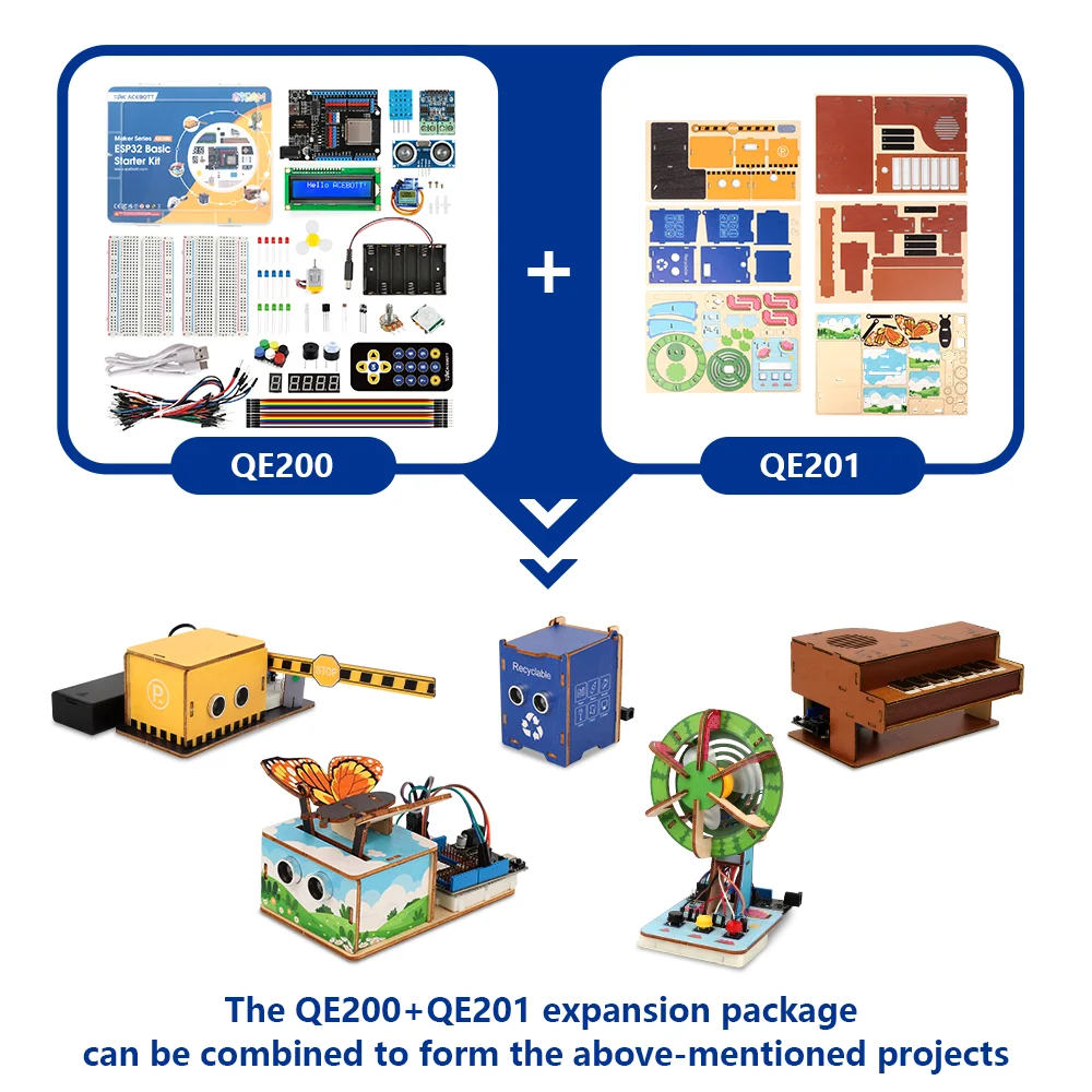 ACEBOTT Programmer Sensor Module for Arduino kit DIY Projects Study Module