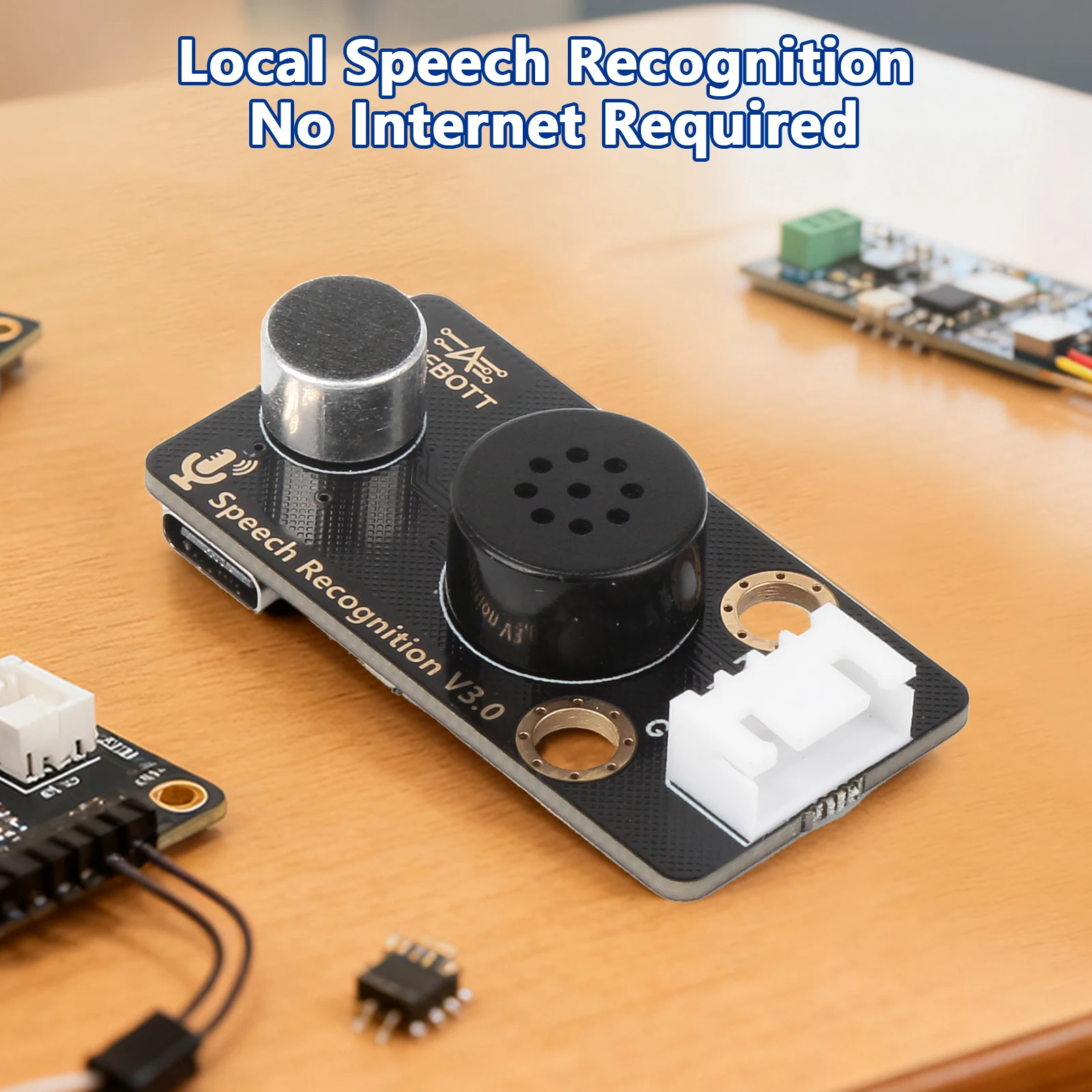 Voice Recognition Module Voice Broadcast Integrated Custom Wake up Word Programmable Sound Sensor Support for Arduino ESP32 Voice Recognition Module Voice Broadcast Integrated Custom Wake up Word Programmable Sound Sensor Support for Arduino ESP32