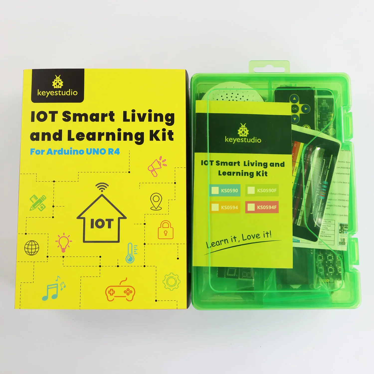 Smart IOT Living Learning Kit +60 Projects For Arduino UNO R4 WIFI Programming With Arduino C Language Tutorial