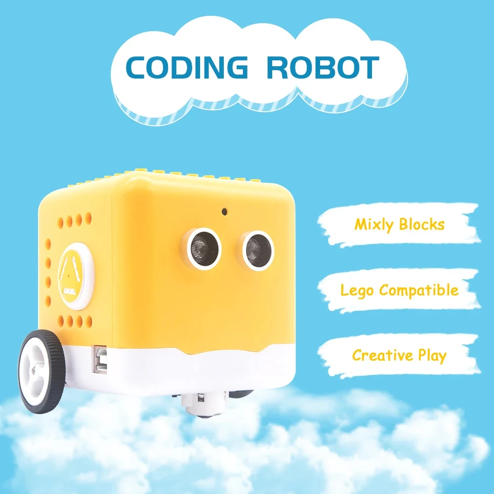 Kidsbits Programmable Robot Kit Coding Robot +28 Projects Tutorials For Arduino Graphical Programming KIDS DIY STEM Educational