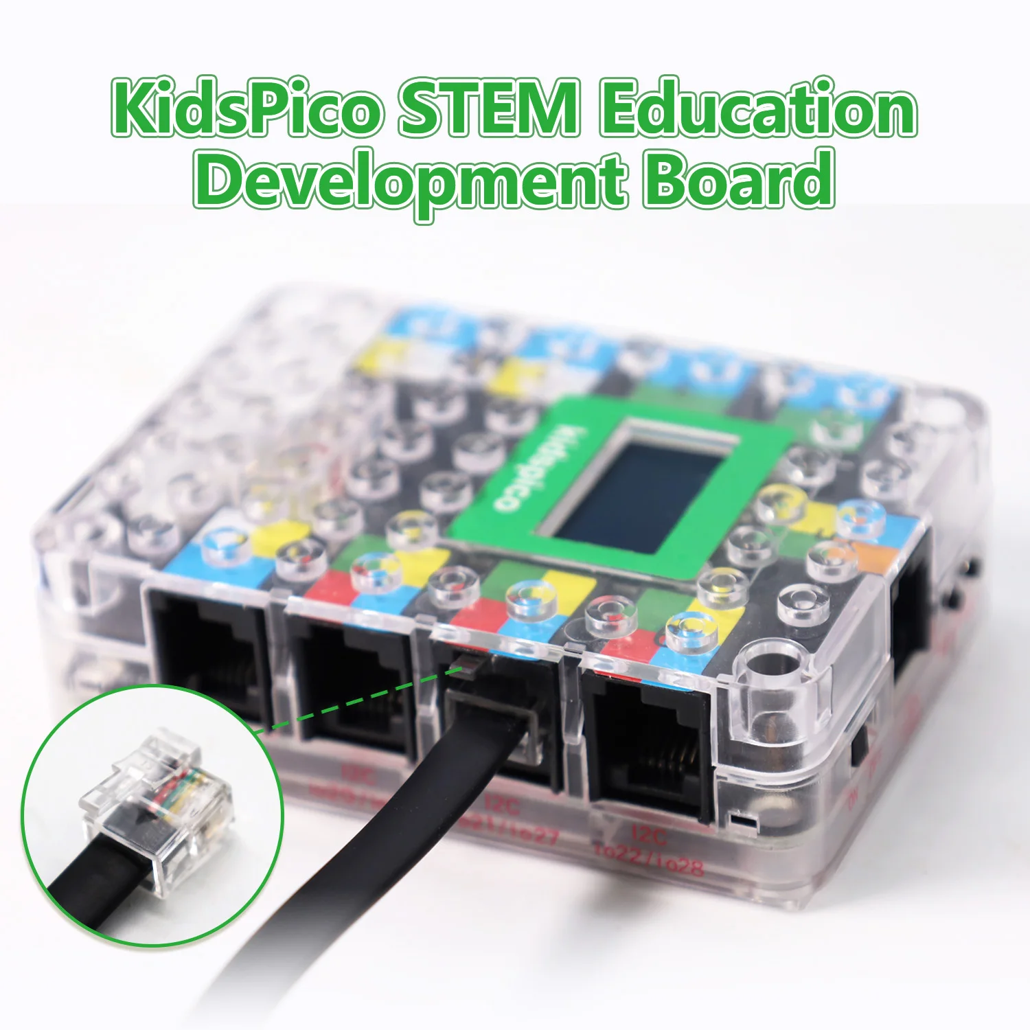 Kidsbits KidsUNO/KidsIOT/KidsPico STEM Education Development Board for Arduino IDE ESP32 Raspberry Pi Compatible with Lego Block