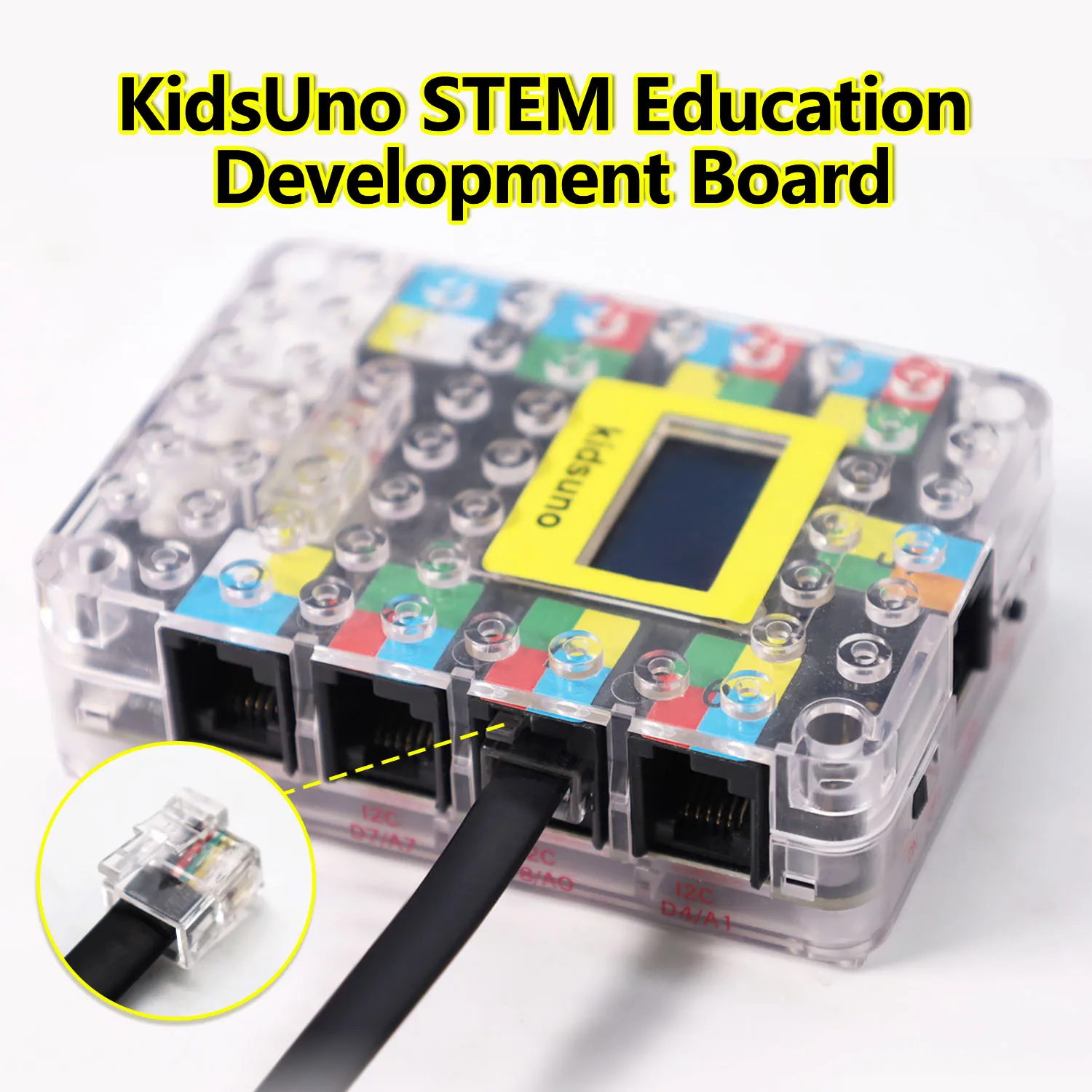Kidsbits KidsUNO/KidsIOT/KidsPico STEM Education Development Board for Arduino IDE ESP32 Raspberry Pi Compatible with Lego Block