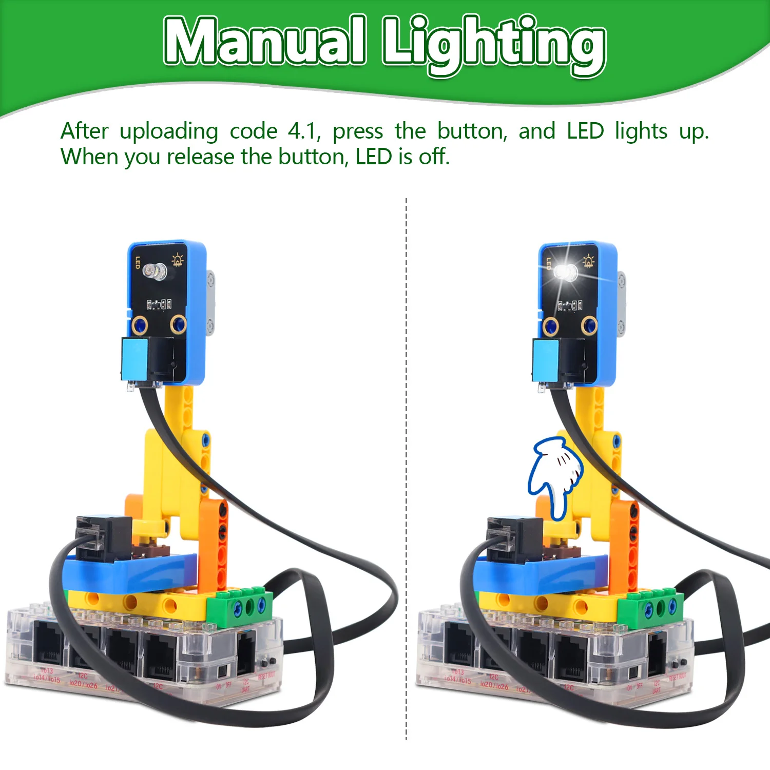 Kidsbits KidsUNO/KidsIOT/KidsPico STEM Education Development Board for Arduino IDE ESP32 Raspberry Pi Compatible with Lego Block