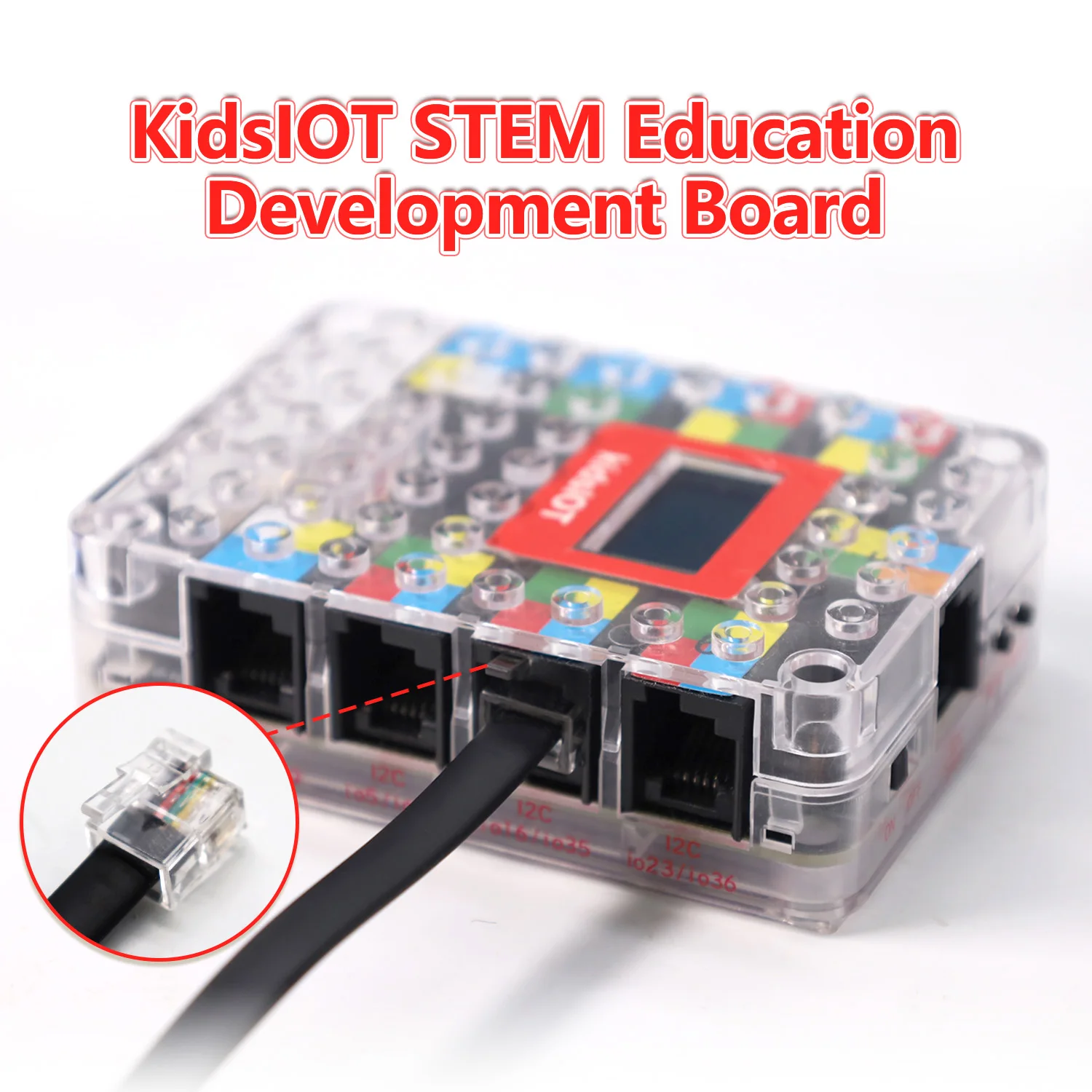 Kidsbits KidsUNO/KidsIOT/KidsPico STEM Education Development Board for Arduino IDE ESP32 Raspberry Pi Compatible with Lego Block