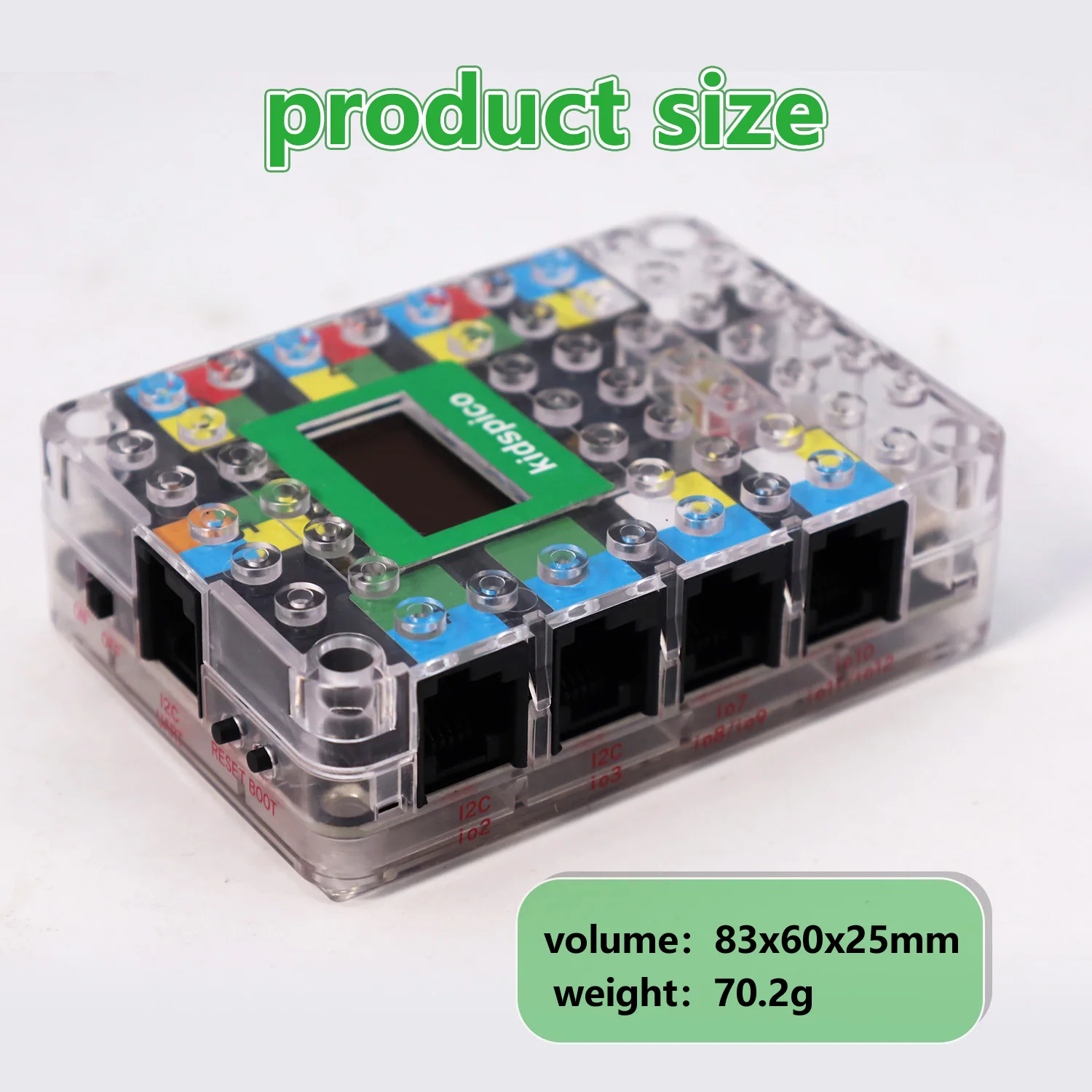 Kidsbits KidsUNO/KidsIOT/KidsPico STEM Education Development Board for Arduino IDE ESP32 Raspberry Pi Compatible with Lego Block