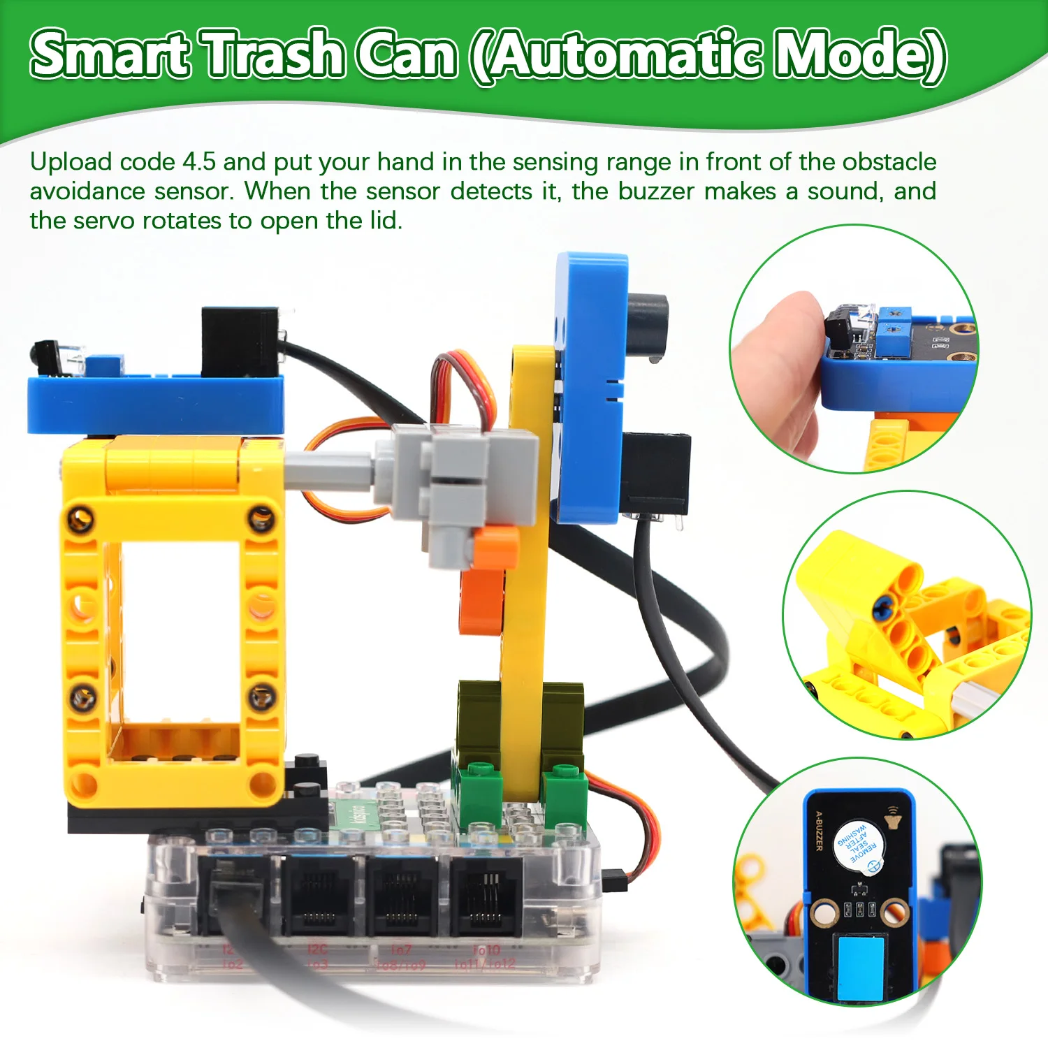 Kidsbits KidsUNO/KidsIOT/KidsPico STEM Education Development Board for Arduino IDE ESP32 Raspberry Pi Compatible with Lego Block