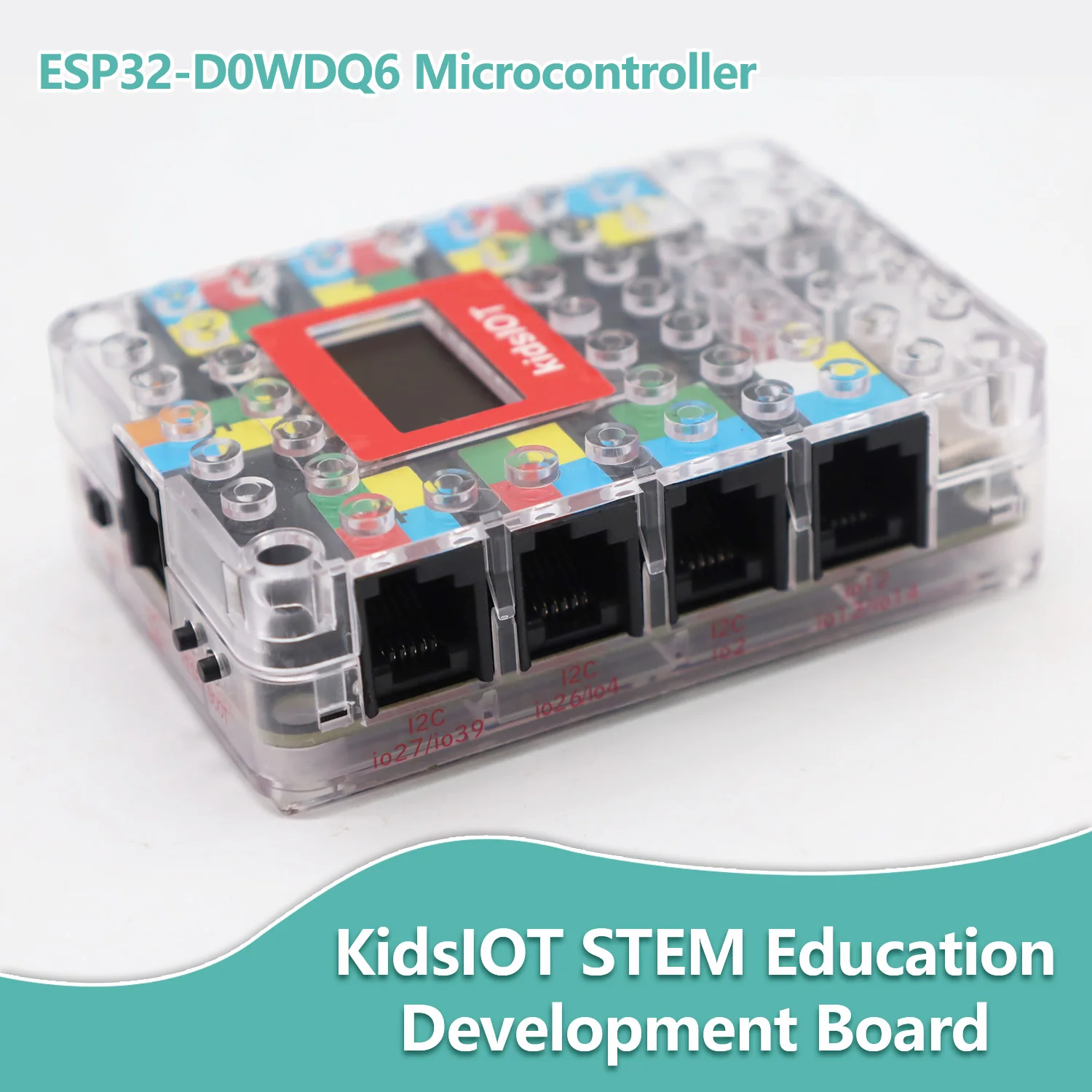 Kidsbits STEM Electronic Building Blocks Smart Binsite Kit Base on Arduino UNO/ESP32/PICO Develop Scratch Programming Aged 9-12