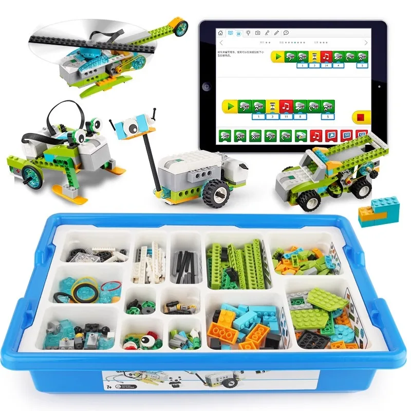 WeDo 2.0 Core Set Robotics Construction School STEAM Educational Bricks Kit WeDo 2.0 Core Set Robotics Construction School STEAM Educational Bricks Kit