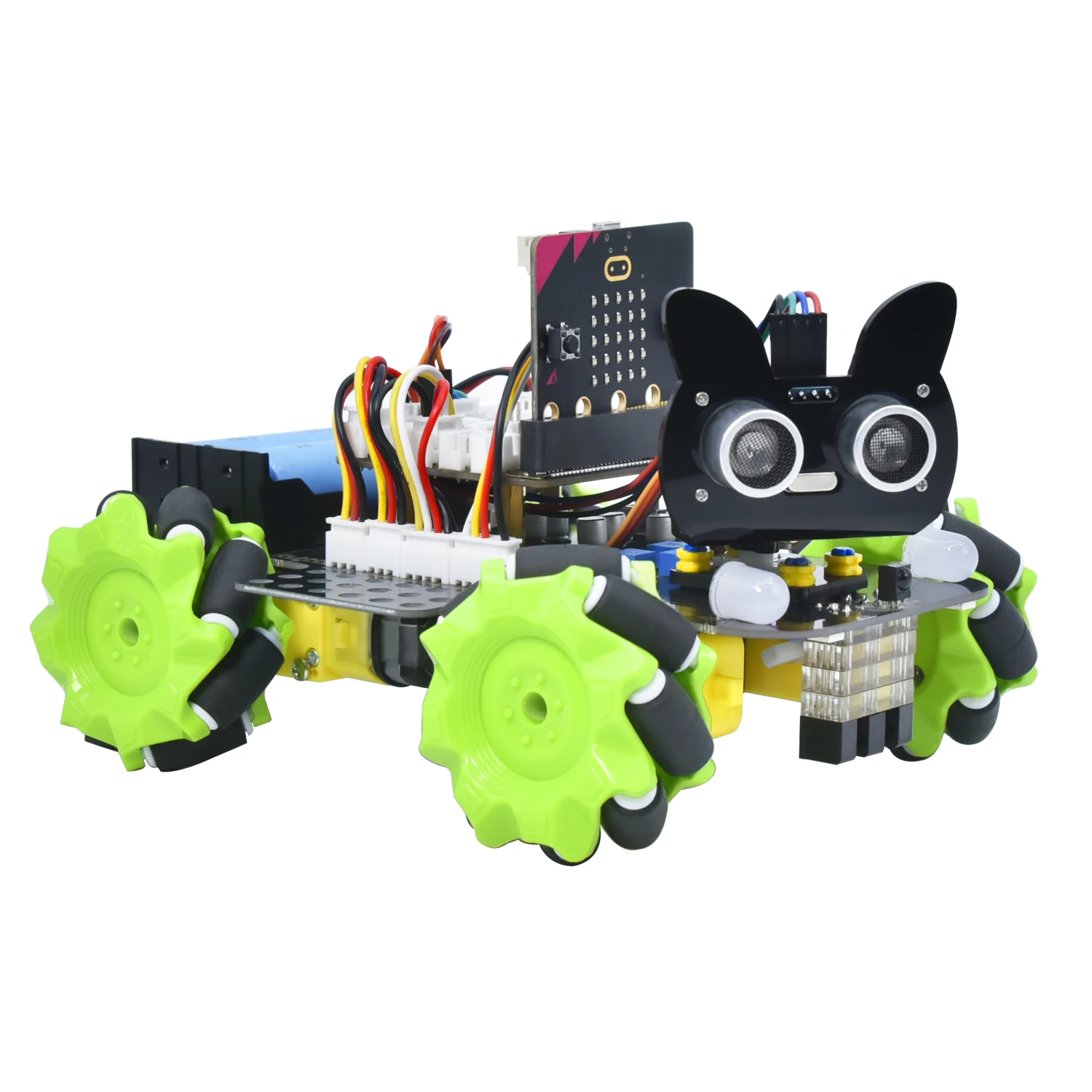 4WD Mecanum Micro:bit Robot Car Kit &ndash; Python Coding STEM Robot