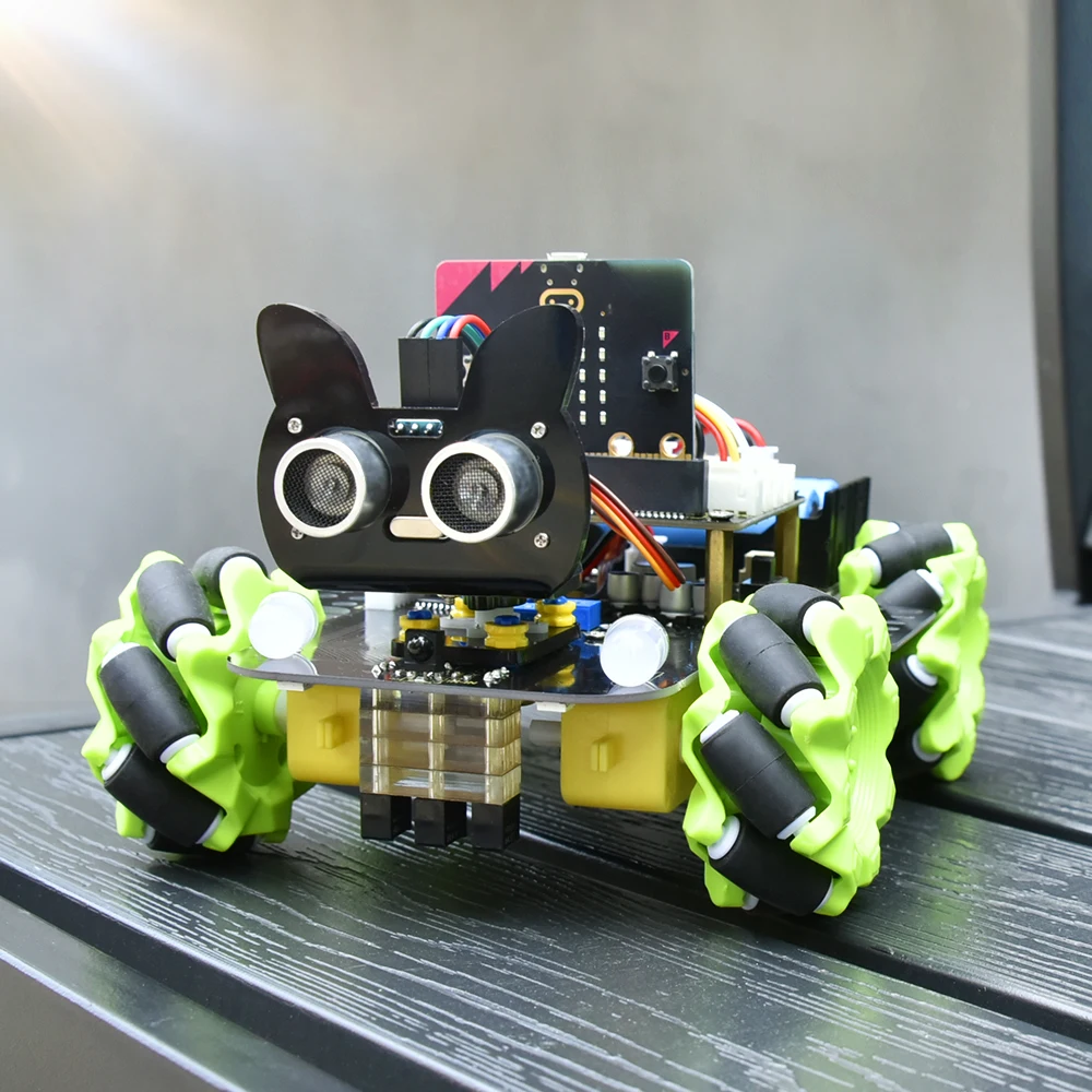 4WD Mecanum Micro:bit Robot Car Kit &ndash; Python Coding STEM Robot