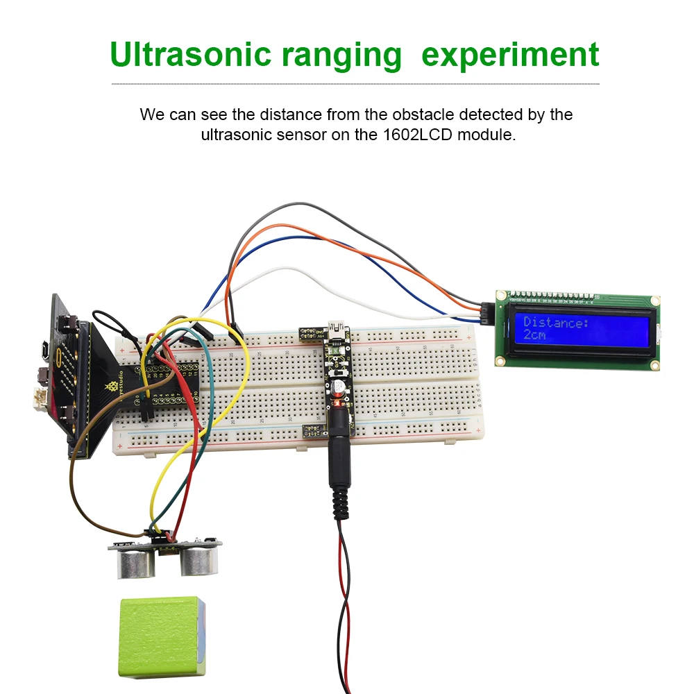 Keyestudio Microbit V2 Super Starter Kit+43 Projects For Micro:bit Starter Learning Kit Kids STEM Programming DIY Electronic Kit