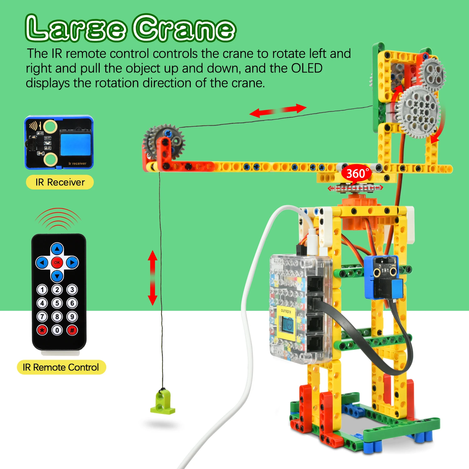 Keyestudio Kidsbits Smart Engineering Kit for Arduino Compatible With Lego Series Support Scratch Programming DIY Electronic Kit Keyestudio Kidsbits Smart Engineering Kit for Arduino Compatible With Lego Series Support Scratch Programming DIY Electronic Kit