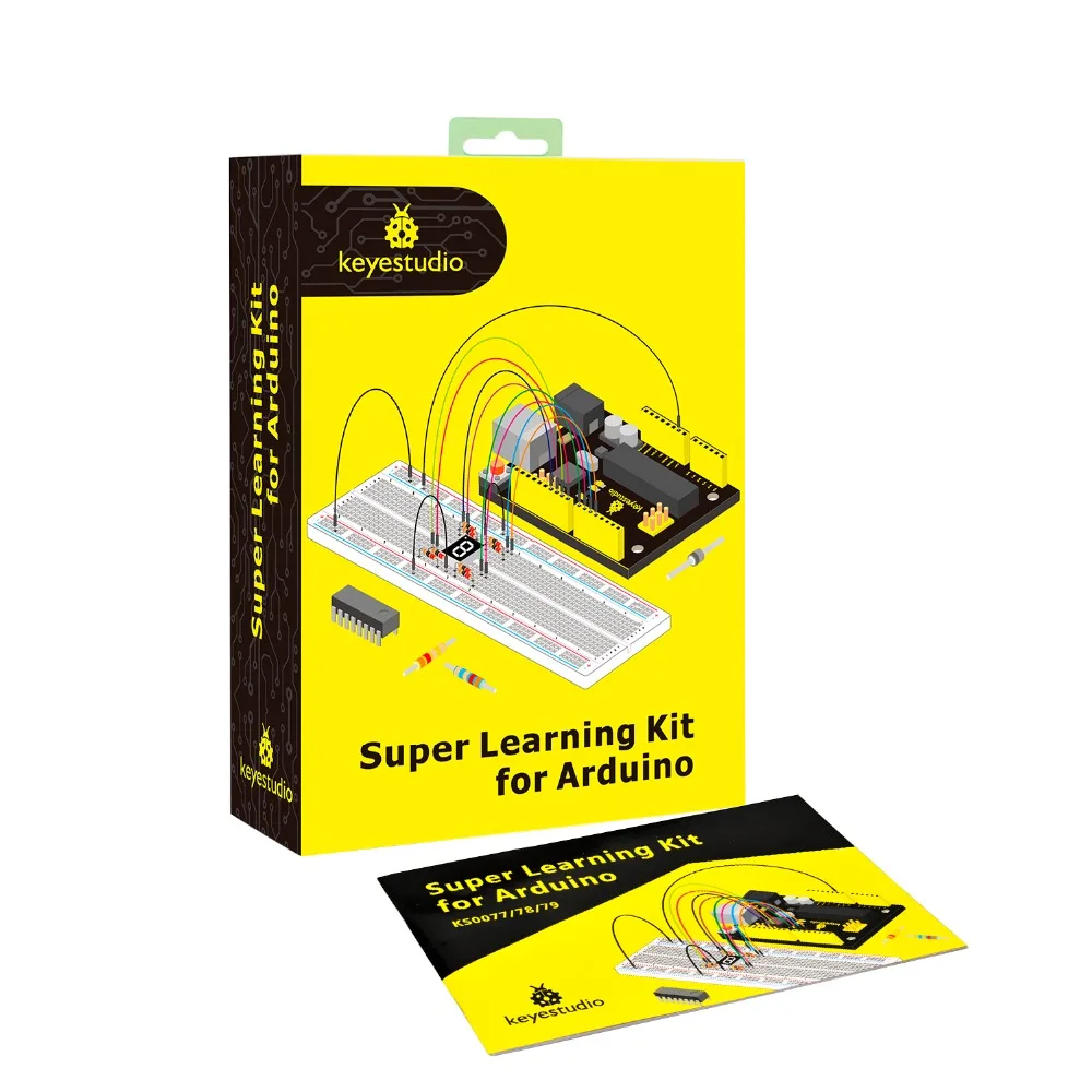 Updated Version Keyestudio Super Starter Kit For Mega 2560R3 For UNOR3 Board Compatible With Arduino Starter Kit +Tutorial Updated Version Keyestudio Super Starter Kit For Mega 2560R3 For UNOR3 Board Compatible With Arduino Starter Kit +Tutorial
