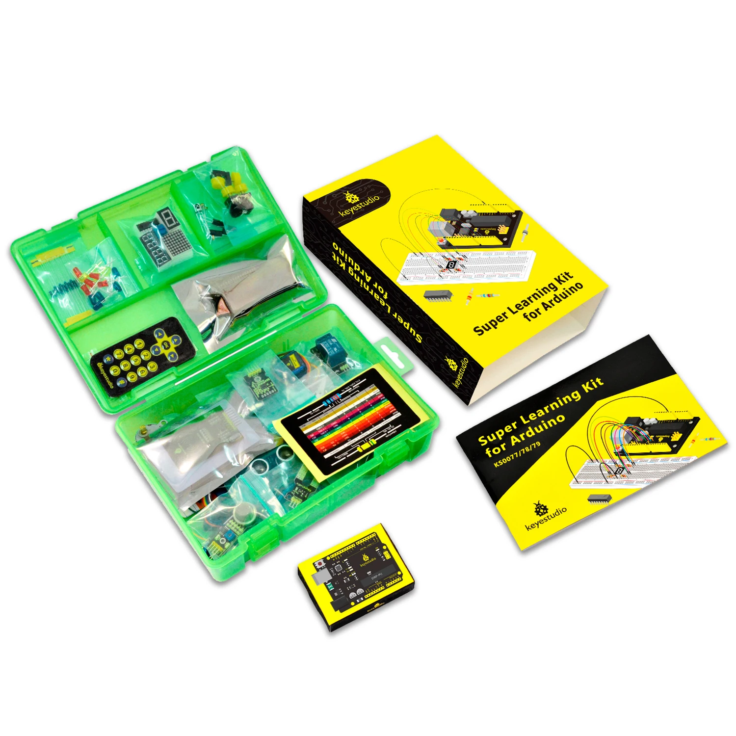 Updated Version Keyestudio Super Starter Kit For Mega 2560R3 For UNOR3 Board Compatible With Arduino Starter Kit +Tutorial Updated Version Keyestudio Super Starter Kit For Mega 2560R3 For UNOR3 Board Compatible With Arduino Starter Kit +Tutorial
