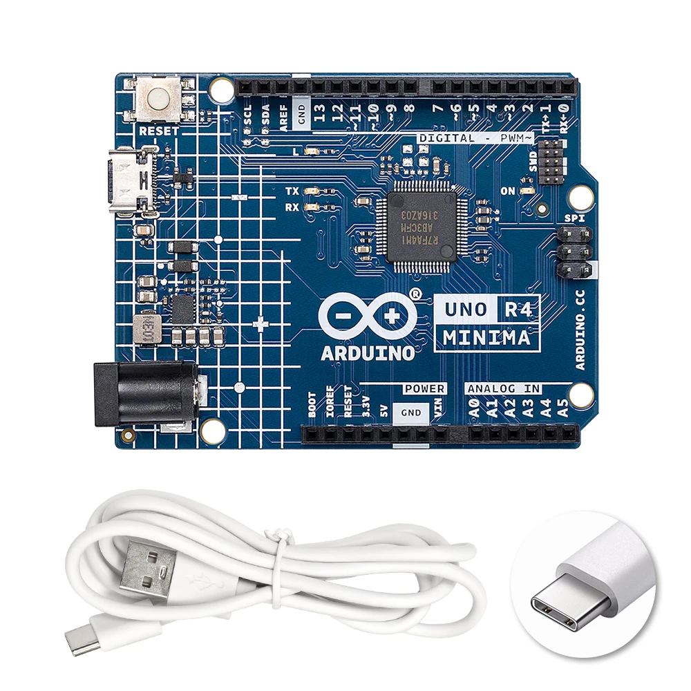 Original Arduino UNO R4 WiFi/Arduino UNO R4 WiFi Arduino Controller Development Board Programming Learning Board with USB Cable Original Arduino UNO R4 WiFi/Arduino UNO R4 WiFi Arduino Controller Development Board Programming Learning Board with USB Cable