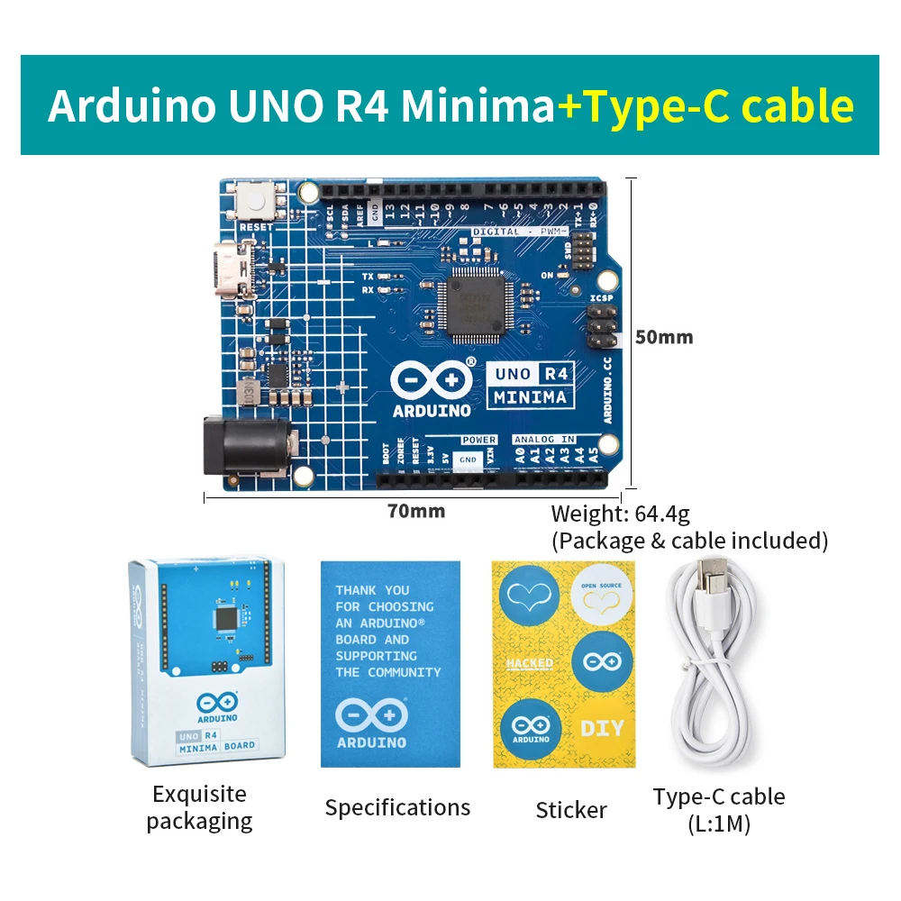 Original Arduino UNO R4 WiFi/Arduino UNO R4 WiFi Arduino Controller Development Board Programming Learning Board with USB Cable Original Arduino UNO R4 WiFi/Arduino UNO R4 WiFi Arduino Controller Development Board Programming Learning Board with USB Cable
