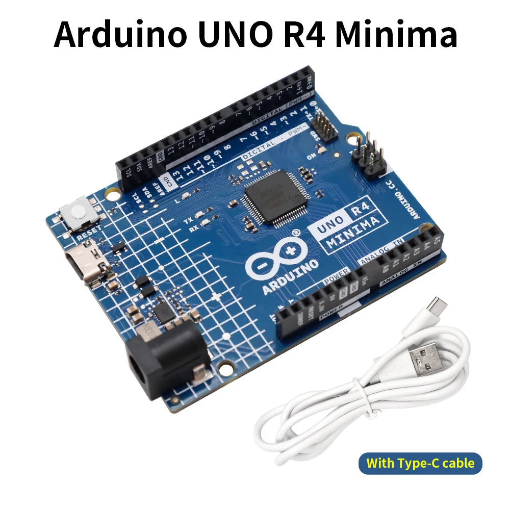 Original Arduino UNO R4 WiFi/Arduino UNO R4 WiFi Arduino Controller Development Board Programming Learning Board with USB Cable Original Arduino UNO R4 WiFi/Arduino UNO R4 WiFi Arduino Controller Development Board Programming Learning Board with USB Cable