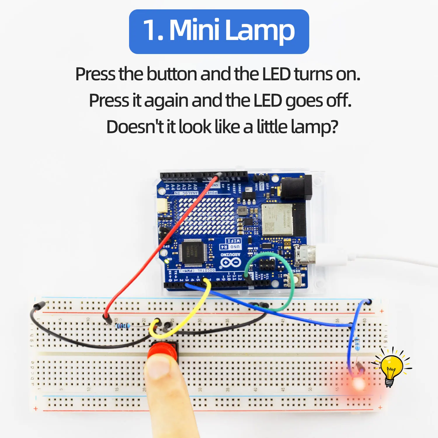 Keyestudio IOT Smart Living Learning Kit+Original Arduino Uno R4 WIFI/Minima Board For Arduino Starter Kit+Tutorial 60 Projects