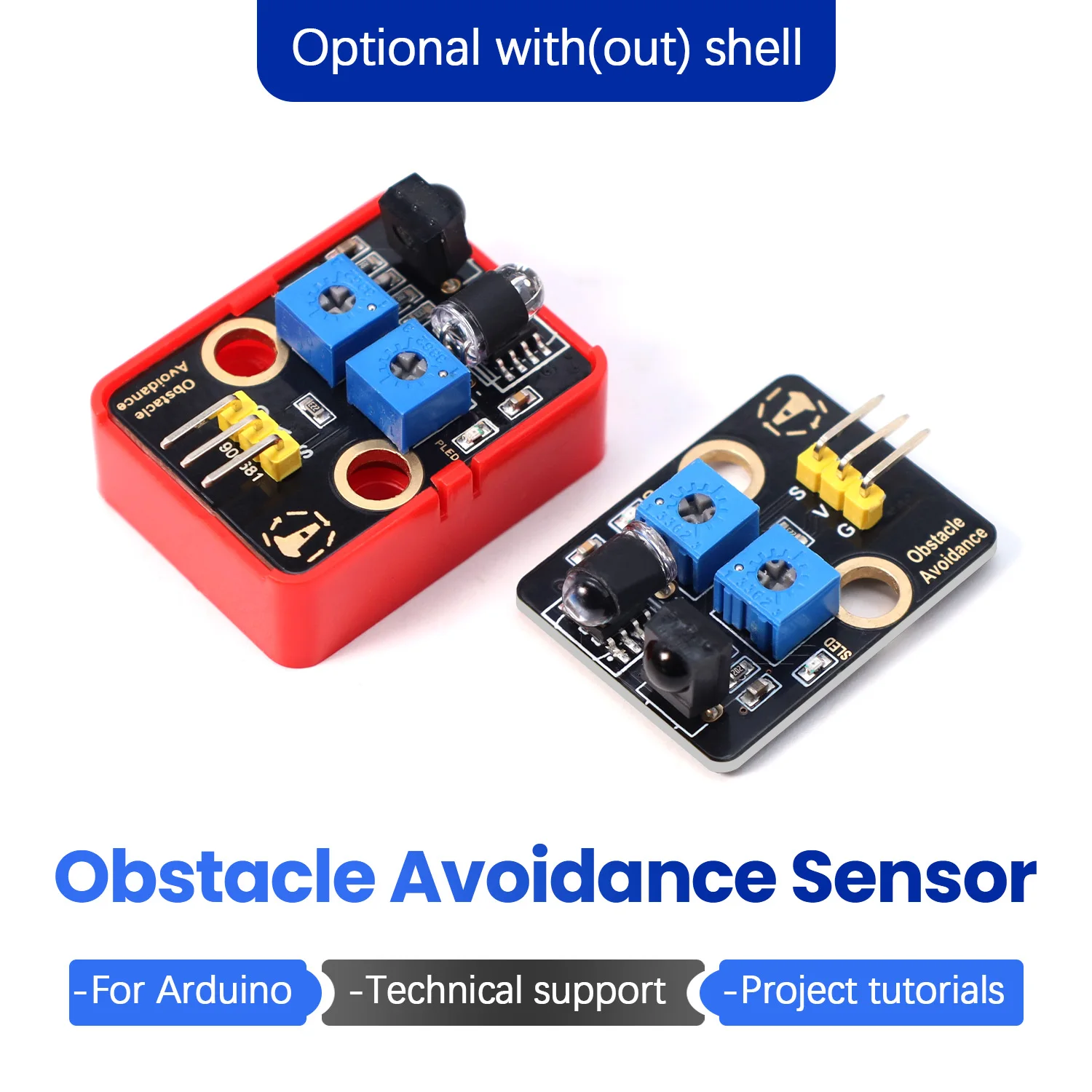 Keyestuio Obstacle Avoidance Sensor For Arduino Programming Projects Compatible Lego Building Blocks