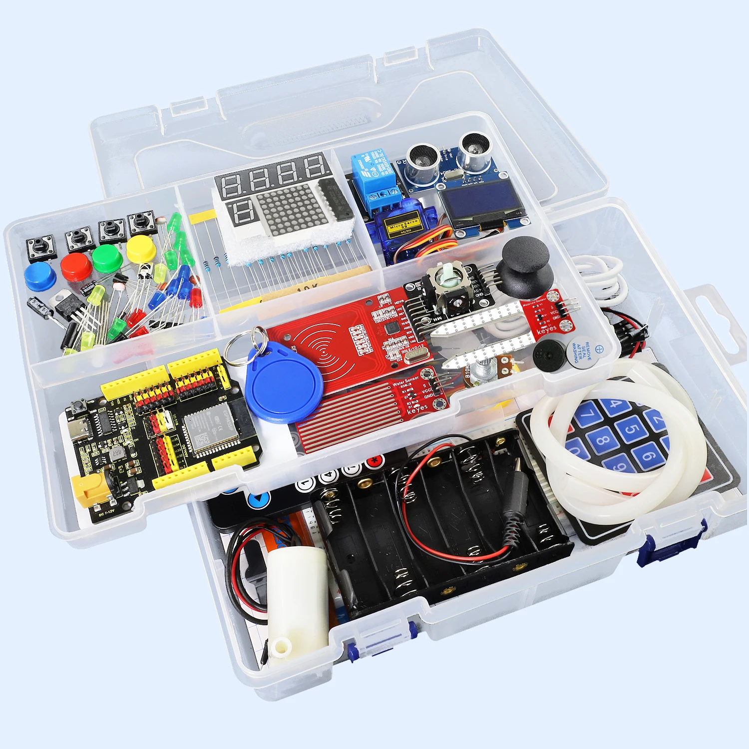 Keyestudio Complete ESP-32 IOT Electronic Engineering Learning Maker Kit+42 Projects Tutorial For Arduino ESP32 C++ Programming