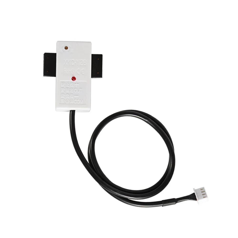 5/12/24V XKC-Y28 Capacitive Liquid&Water Level Sensor for 11mm+Diameter Tubes Pipelines & 0-20mm Thickness Flat Tanks Containers