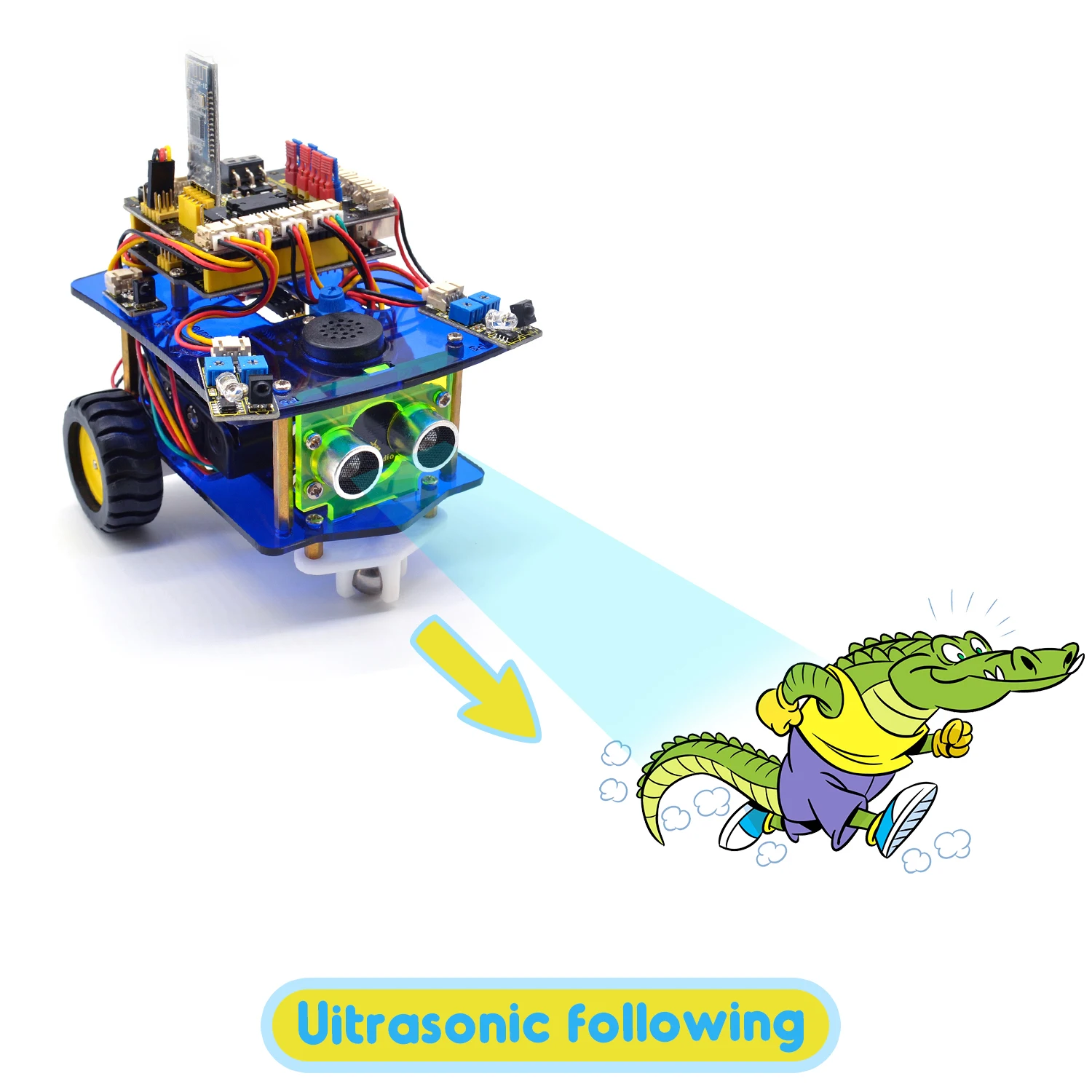 Keyestudio Complete Stem Desktop Mini Bluetooth Smart Robot Car Kit V3.0 for Arduino Robot DIY STEM/Support Mixly Blocks Coding