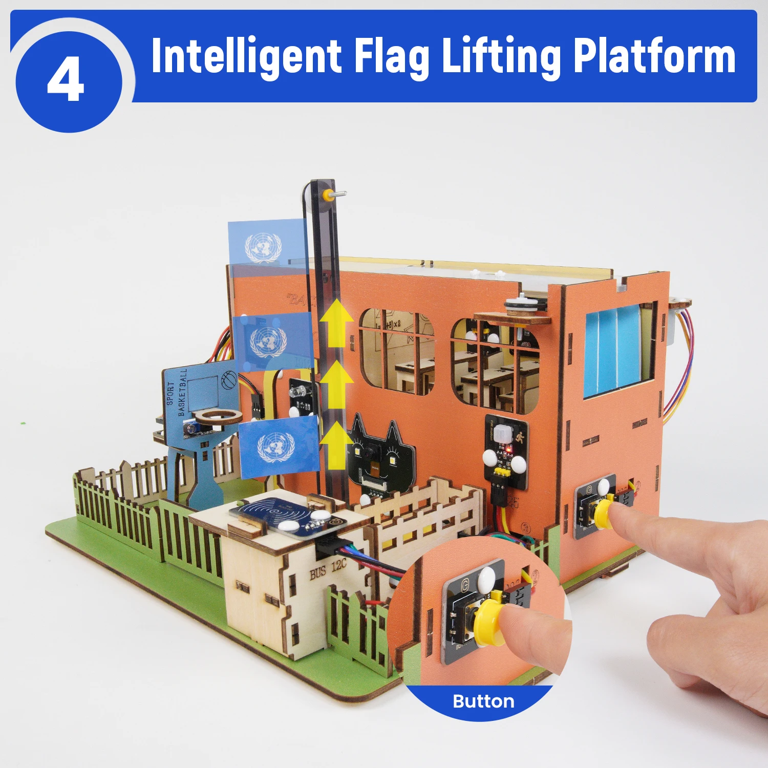 Keyestudio IOT Smart School Learning Kit for Arduino ESP32 DIY Electrnics Sensor Learning Kit+Tutorial 31 Programming Projects Keyestudio IOT Smart School Learning Kit for Arduino ESP32 DIY Electrnics Sensor Learning Kit+Tutorial 31 Programming Projects