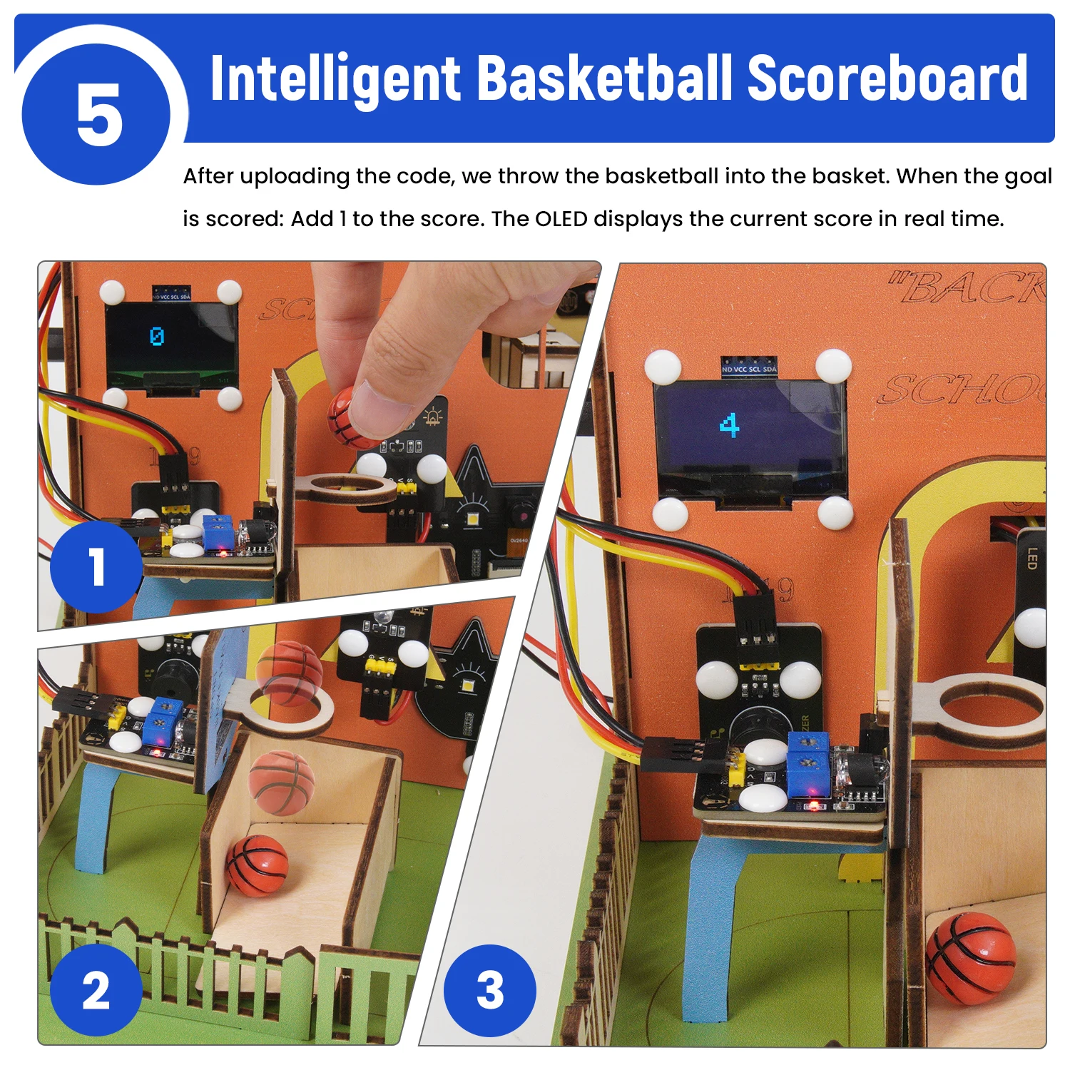 Keyestudio IOT Smart School Learning Kit for Arduino ESP32 DIY Electrnics Sensor Learning Kit+Tutorial 31 Programming Projects Keyestudio IOT Smart School Learning Kit for Arduino ESP32 DIY Electrnics Sensor Learning Kit+Tutorial 31 Programming Projects