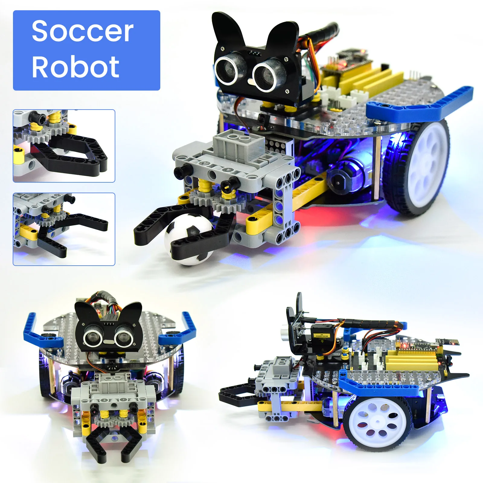 Keyestudio 3 in 1 Beetlebot Robot Car for Arduino(Raspberry Pi Pico/ESP32) STEM Education DIY Kit Compatible with LEGO+Projects Keyestudio 3 in 1 Beetlebot Robot Car for Arduino(Raspberry Pi Pico/ESP32) STEM Education DIY Kit Compatible with LEGO+Projects