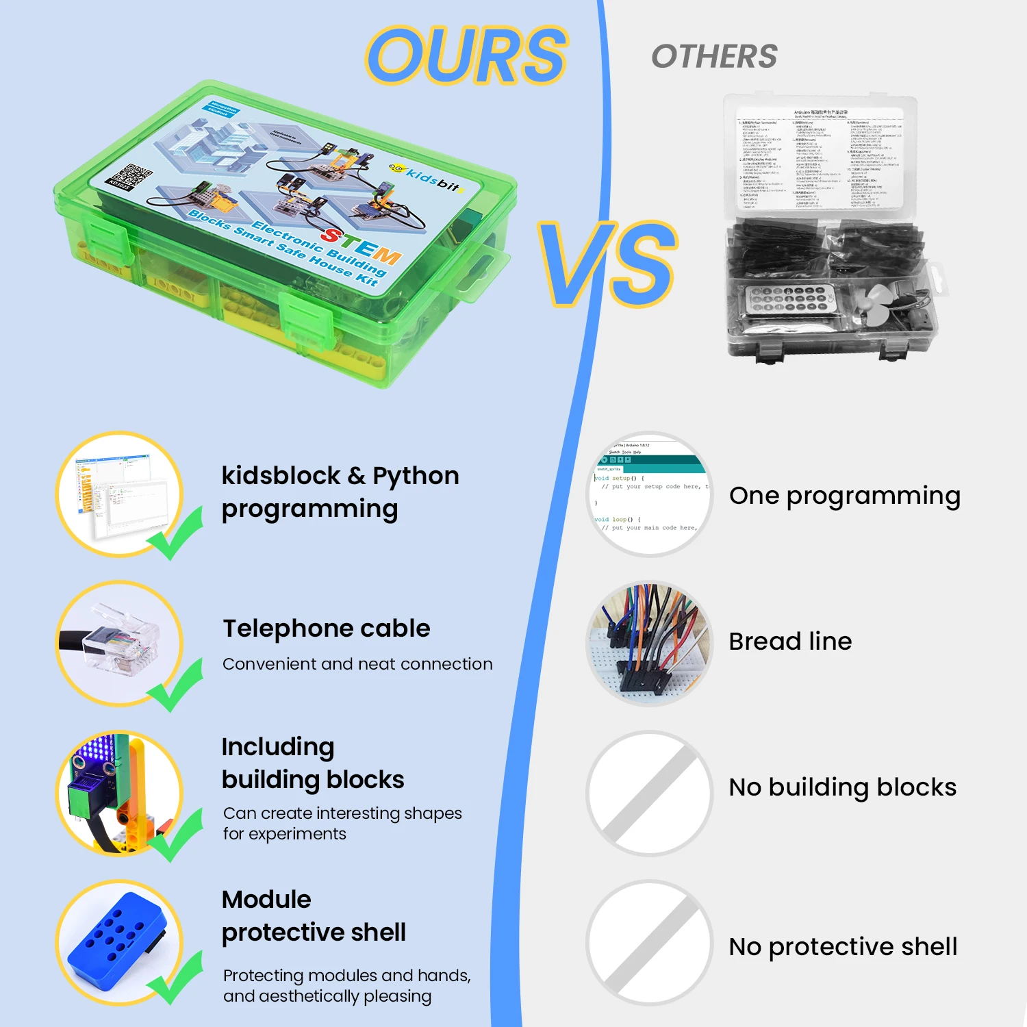 Keyestudio Stem Electronic Building Blocks Smart Safe House Sensor Starter Kit For Arduino Pack Programming Compatible Lego Kit Keyestudio Stem Electronic Building Blocks Smart Safe House Sensor Starter Kit For Arduino Pack Programming Compatible Lego Kit