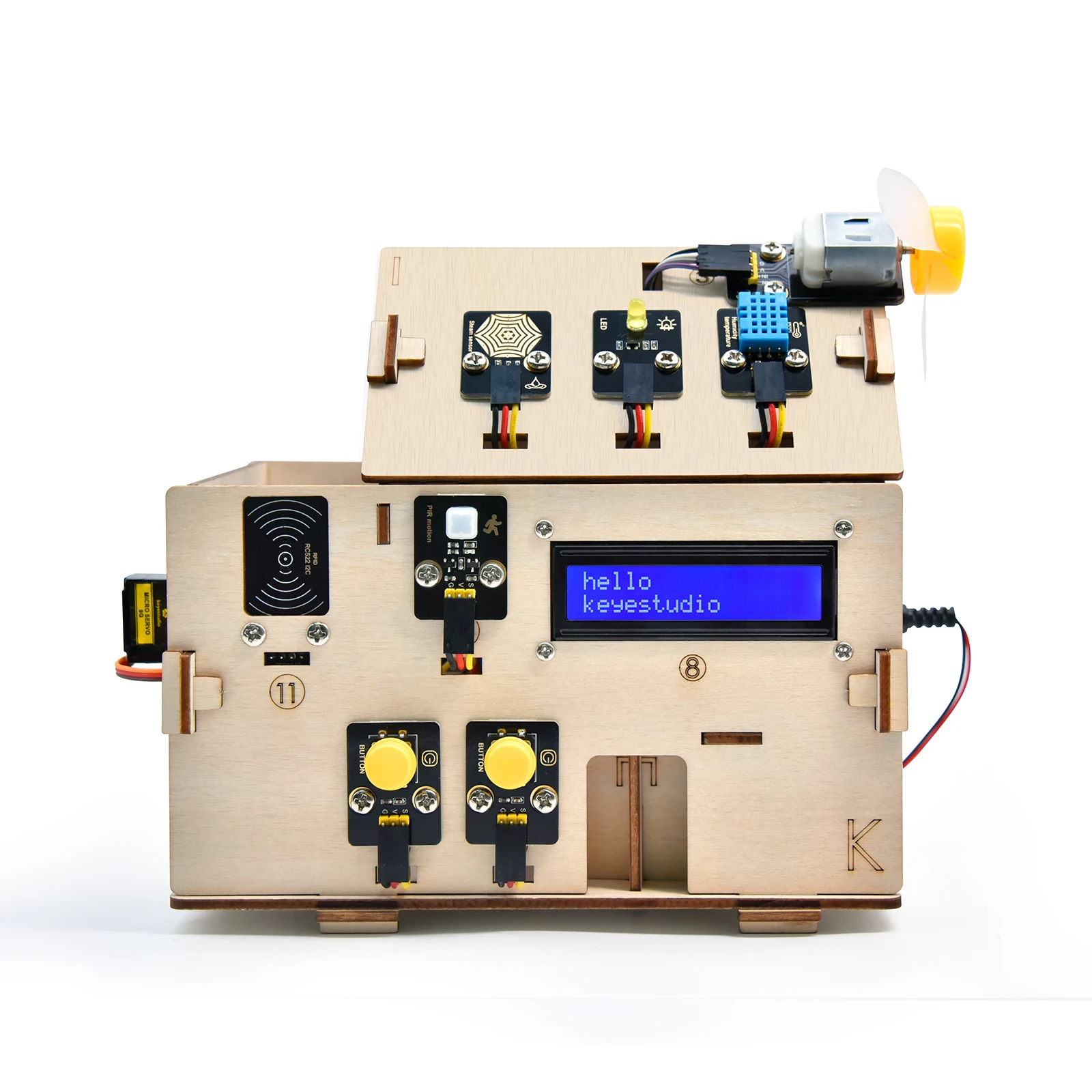 Keyestudio Complete IOT Smart Home Starter Kit For Arduino ESP32 STEM Educational MicroPython Programming DIY Electronic Kit Keyestudio Complete IOT Smart Home Starter Kit For Arduino ESP32 STEM Educational MicroPython Programming DIY Electronic Kit