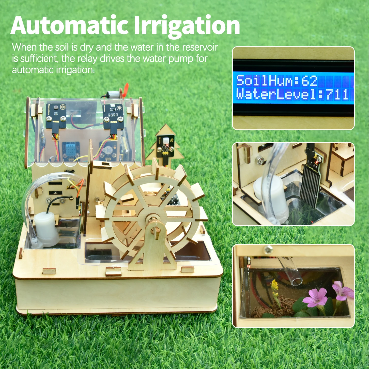 Keyestudio Smart Eco-Friendly House Starter Kit For Arduino Support C++ Programming Learning Diy Electronic Kit Keyestudio Smart Eco-Friendly House Starter Kit For Arduino Support C++ Programming Learning Diy Electronic Kit