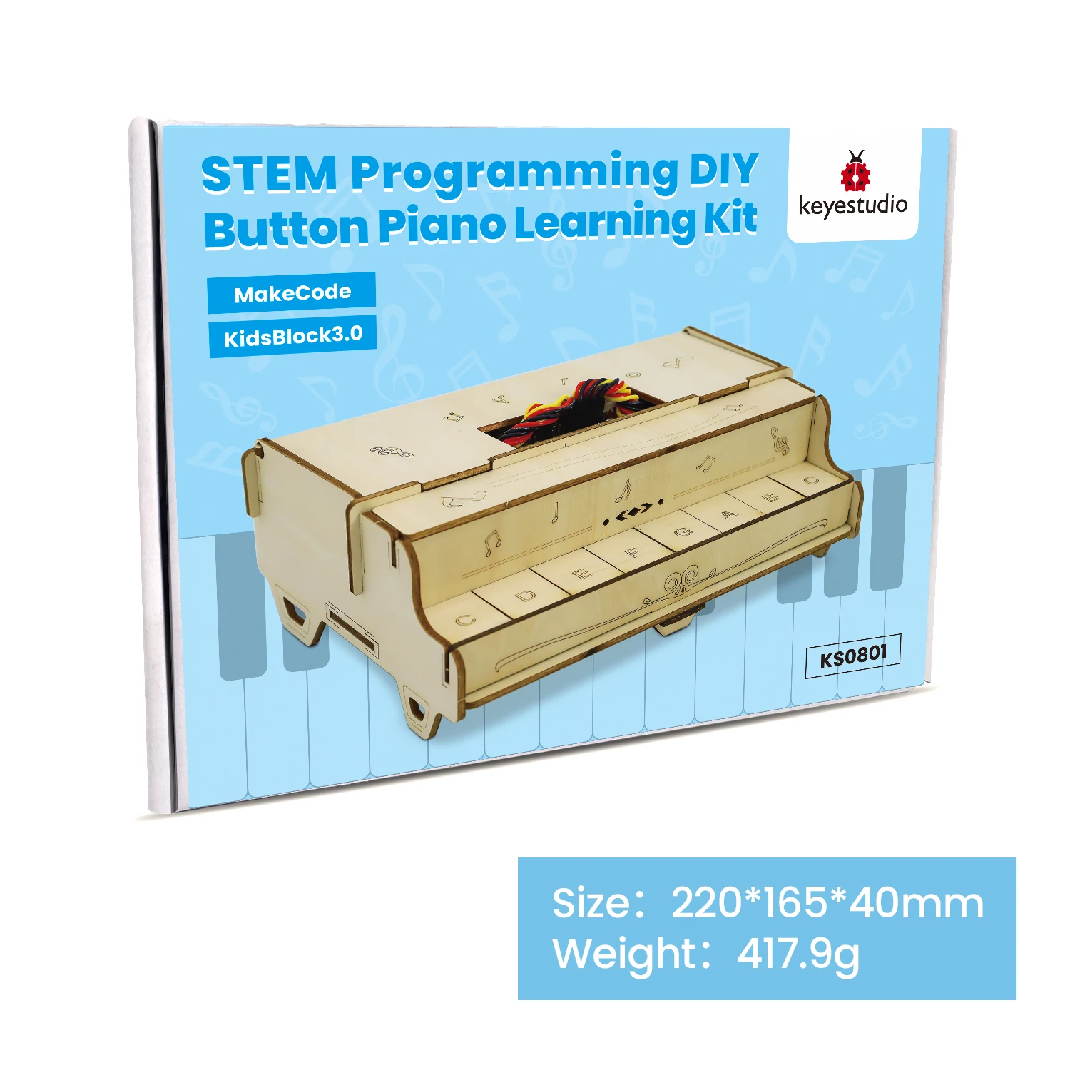 Keyestudio ESP32 Piano Learning Kit DIY Button STEM Programming Toys For Arduino DIY Starter Kit ForMicrobit V2 Kit Teenager Toy Keyestudio ESP32 Piano Learning Kit DIY Button STEM Programming Toys For Arduino DIY Starter Kit ForMicrobit V2 Kit Teenager Toy