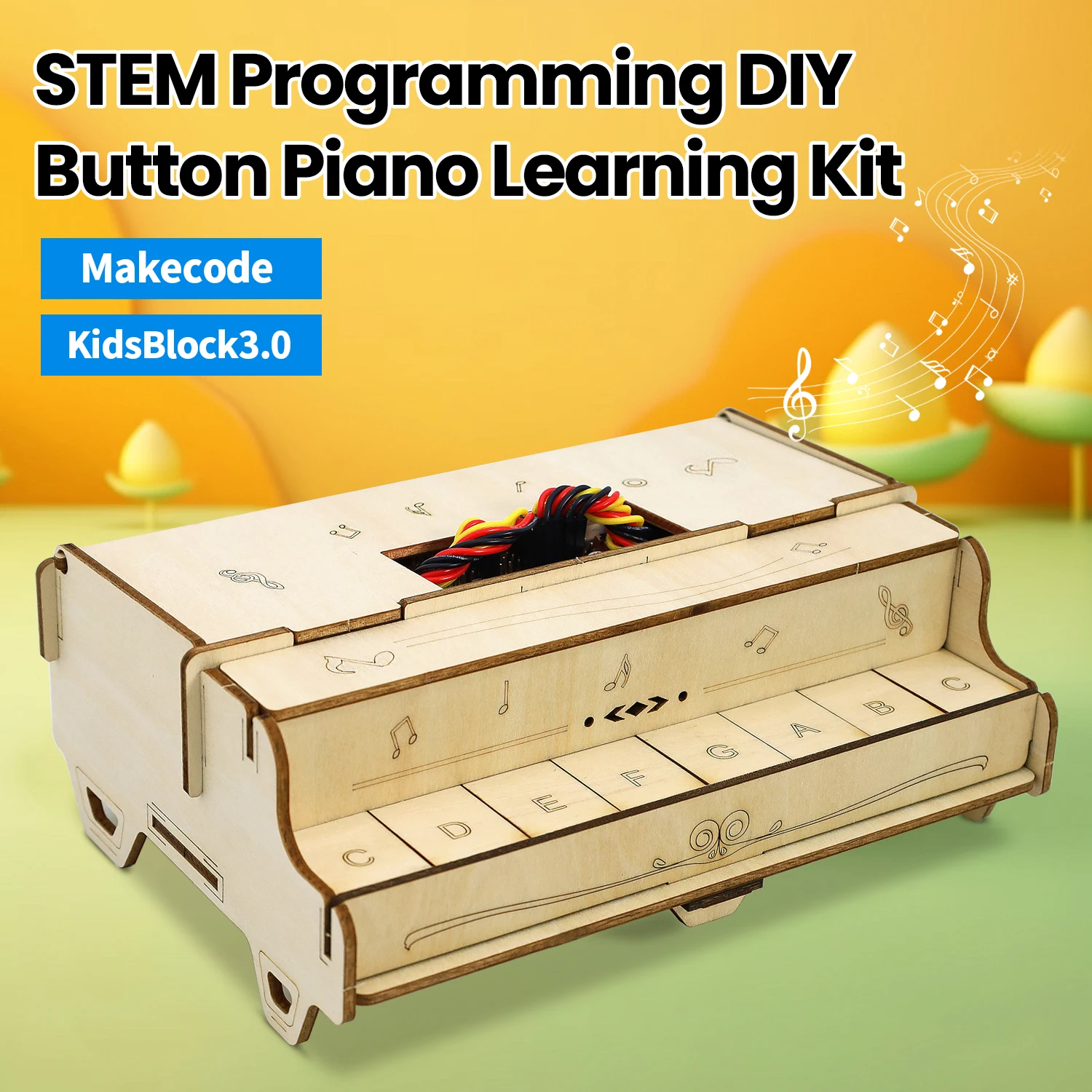 Keyestudio ESP32 Piano Learning Kit DIY Button STEM Programming Toys For Arduino DIY Starter Kit ForMicrobit V2 Kit Teenager Toy Keyestudio ESP32 Piano Learning Kit DIY Button STEM Programming Toys For Arduino DIY Starter Kit ForMicrobit V2 Kit Teenager Toy