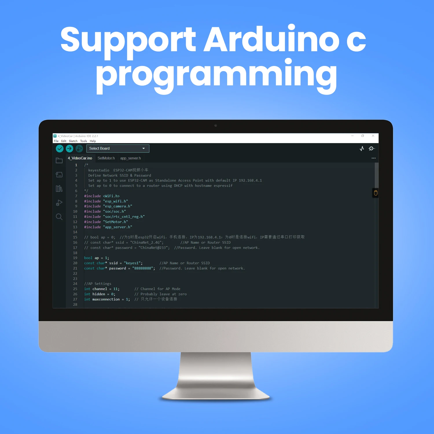 Keyestudio ESP32 Vision Smart Car For Arduino Robot For Programming With ESP32 Camera Support Arduino C Programming DIY RobotKit Keyestudio ESP32 Vision Smart Car For Arduino Robot For Programming With ESP32 Camera Support Arduino C Programming DIY RobotKit