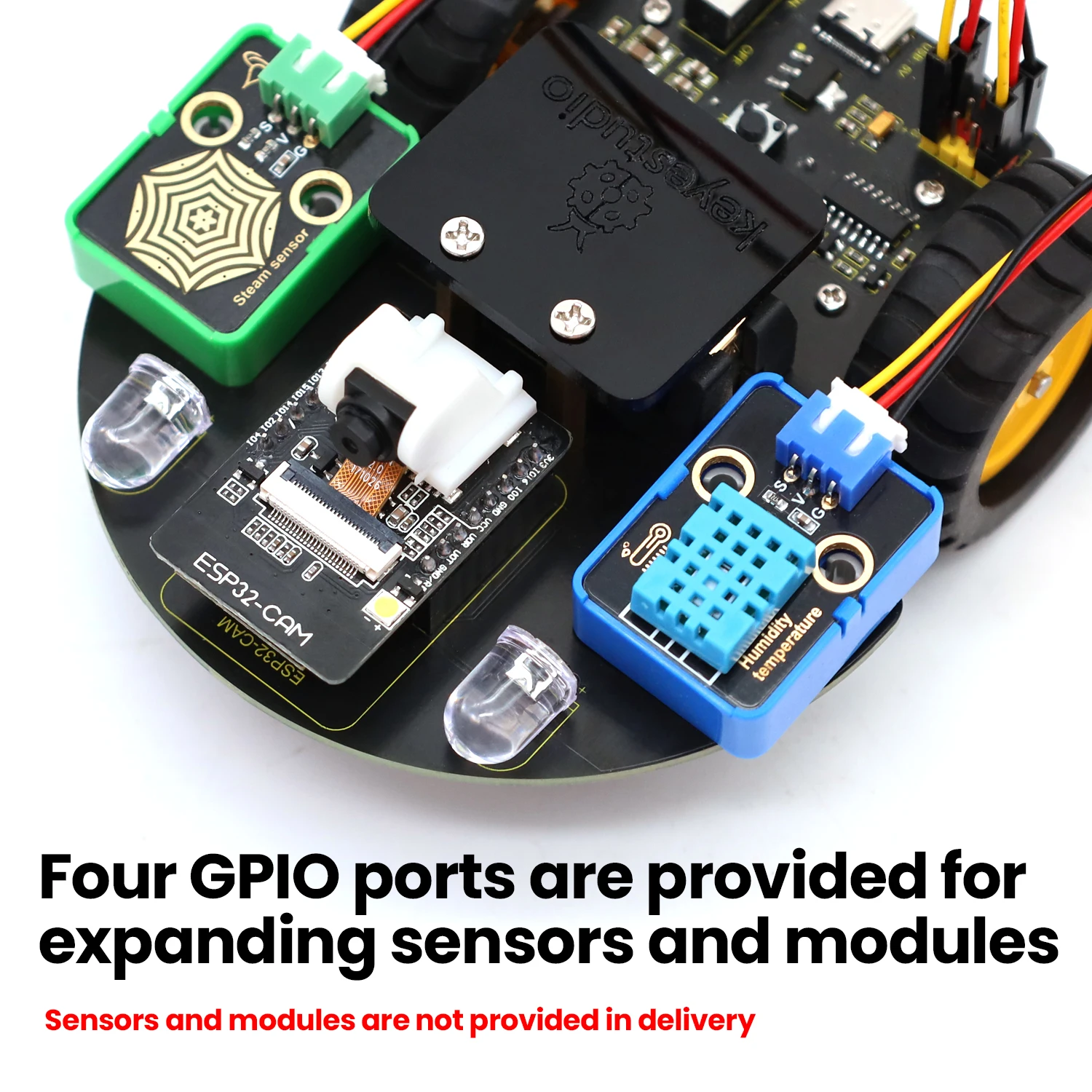 Keyestudio ESP32 Vision Smart Car For Arduino Robot For Programming With ESP32 Camera Support Arduino C Programming DIY RobotKit Keyestudio ESP32 Vision Smart Car For Arduino Robot For Programming With ESP32 Camera Support Arduino C Programming DIY RobotKit